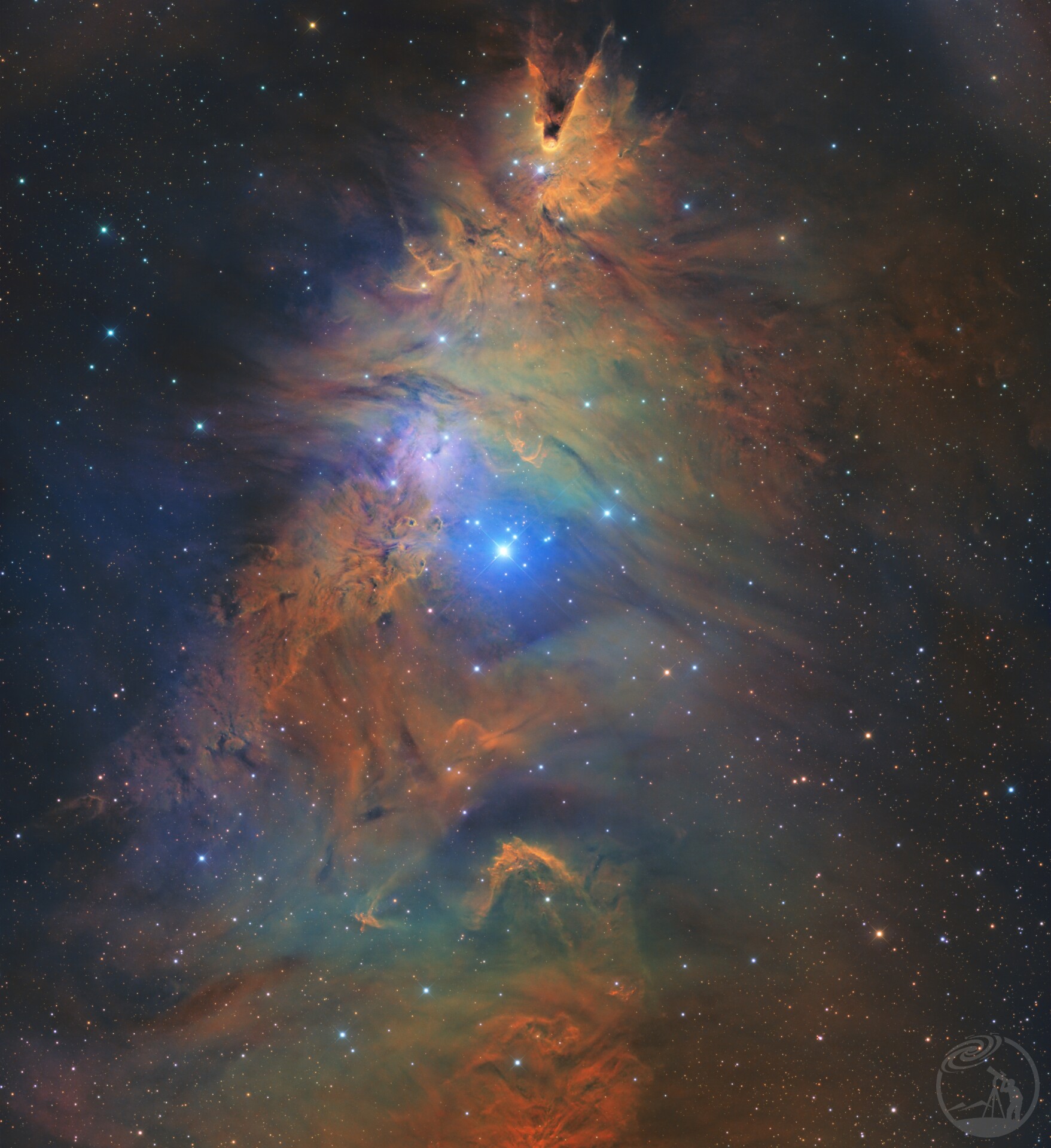 NGC2264 马赛克SHO