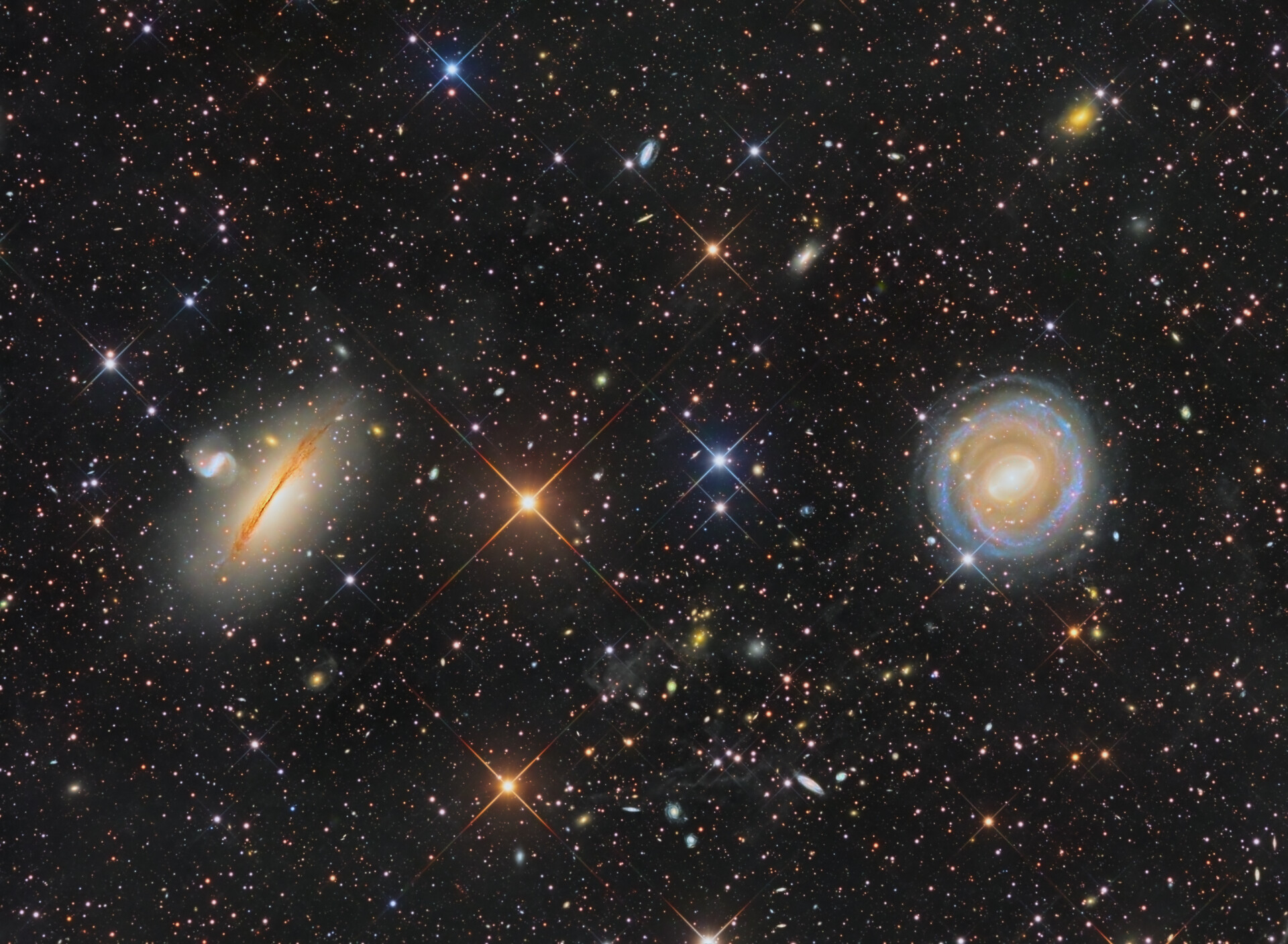 NGC5101&NGC5078