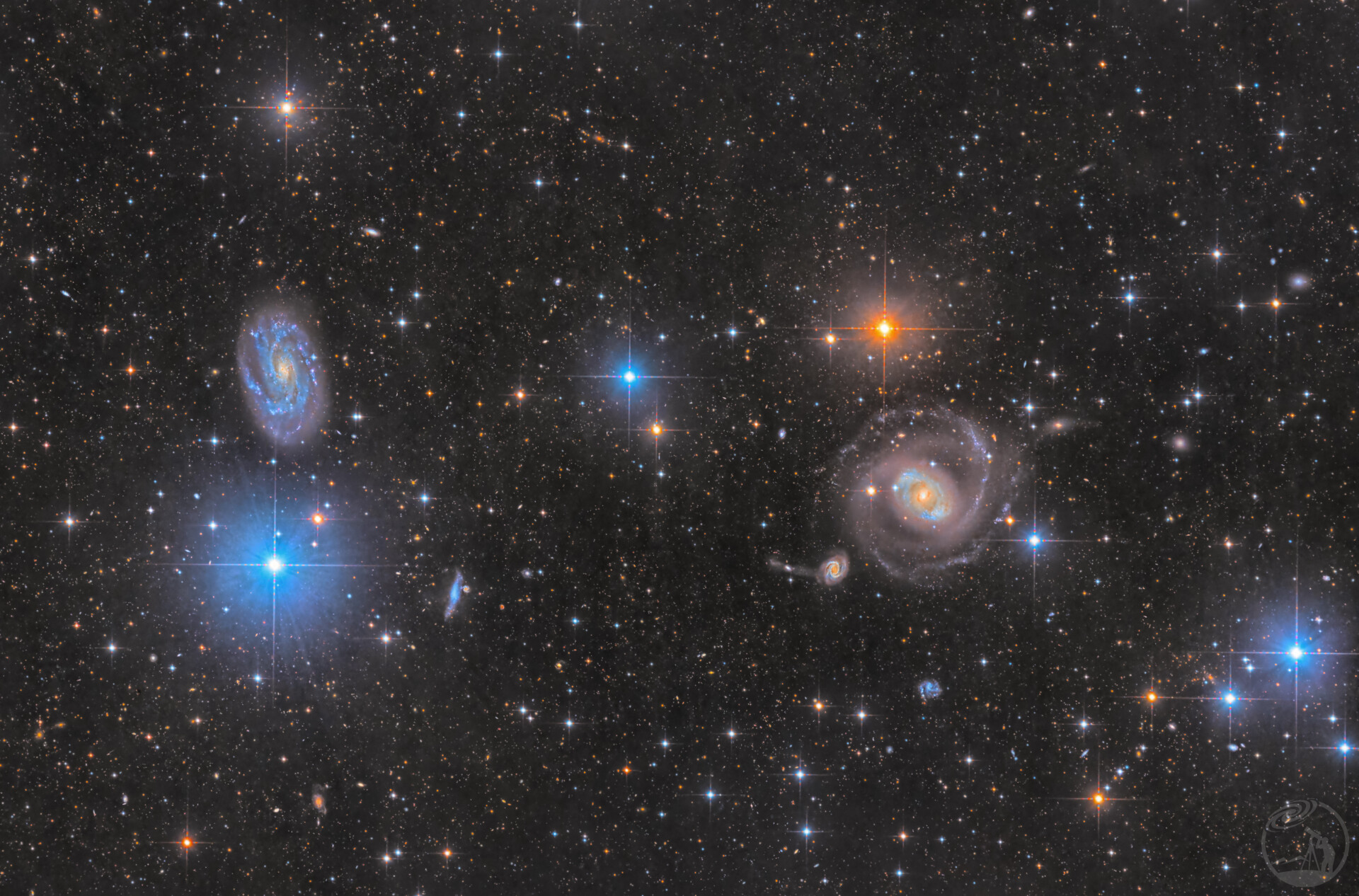 NGC4145、NGC4151星系遥望