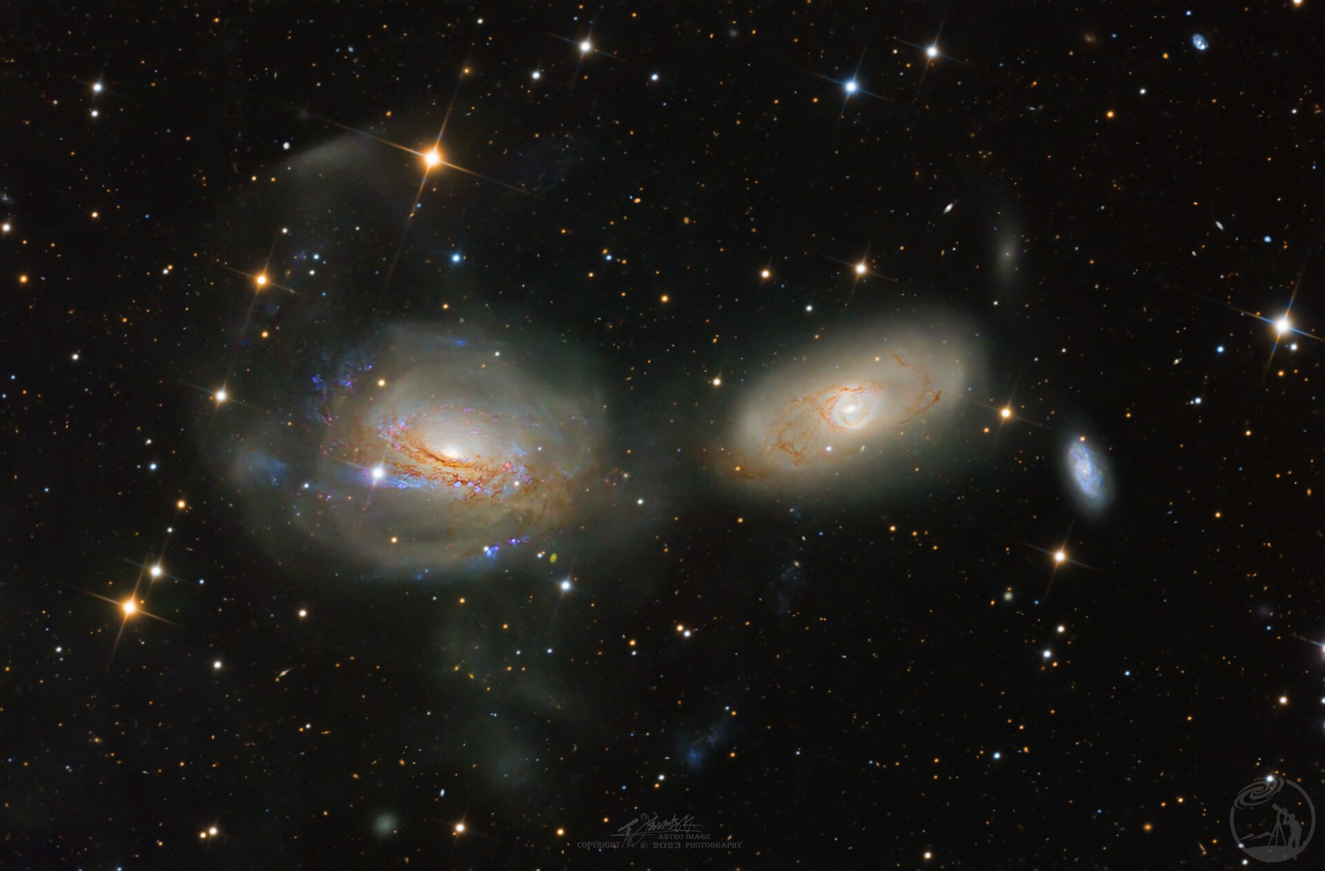 NGC 3169 & NGC 3166