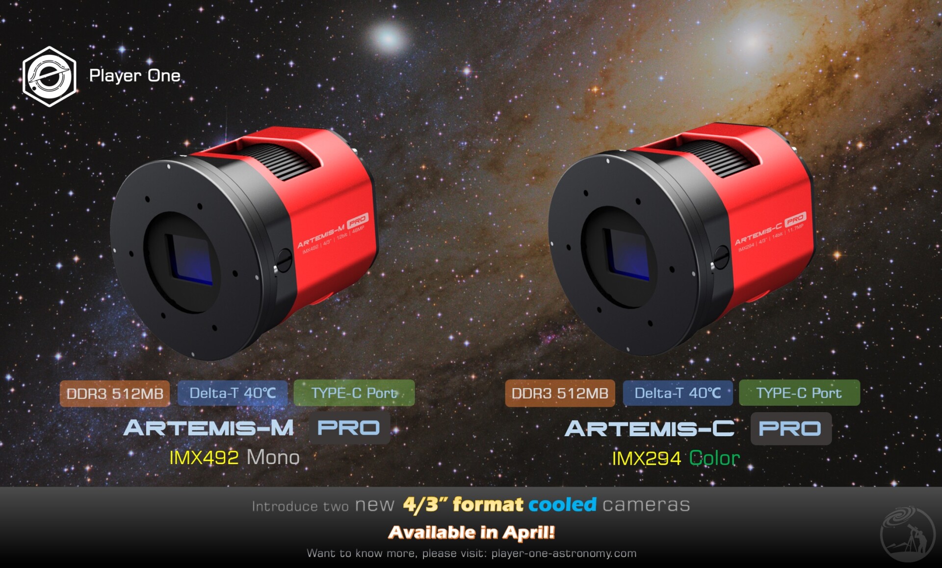 头号玩家“阿尔忒弥斯”系列相机Artemis IMX492/294正式发布