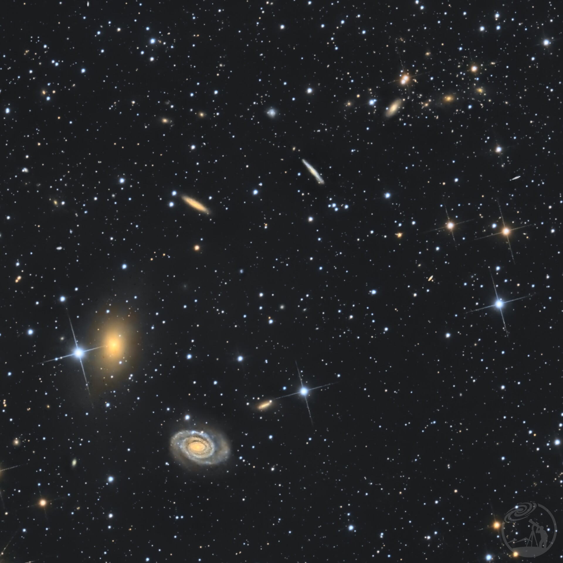 NGC5364鱼钩星系链