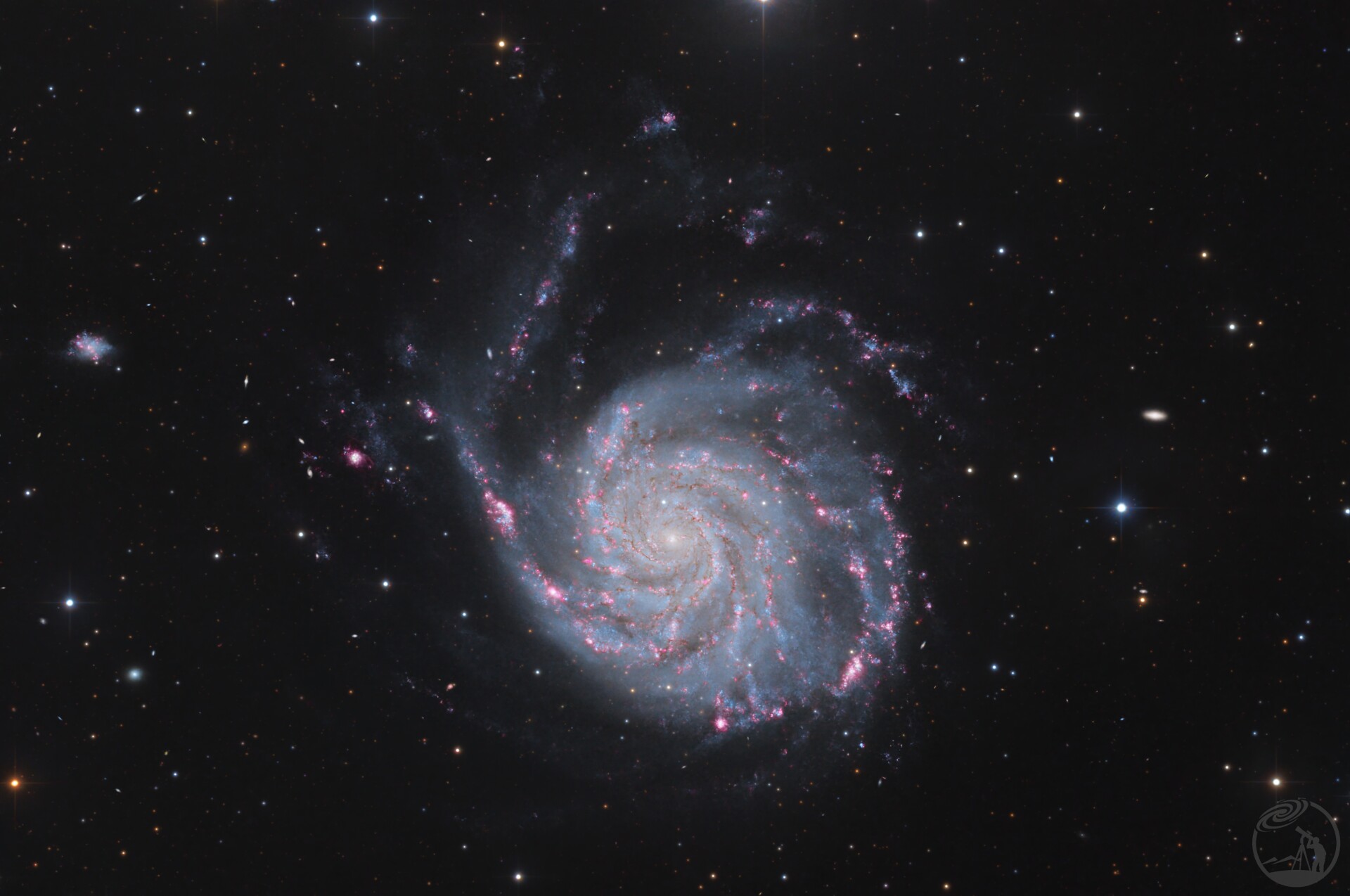 M101 风车星系LRGBHa