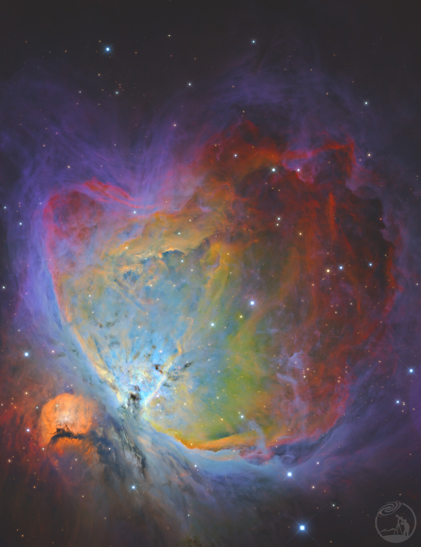 M42 猎户座大星云窄带HDR