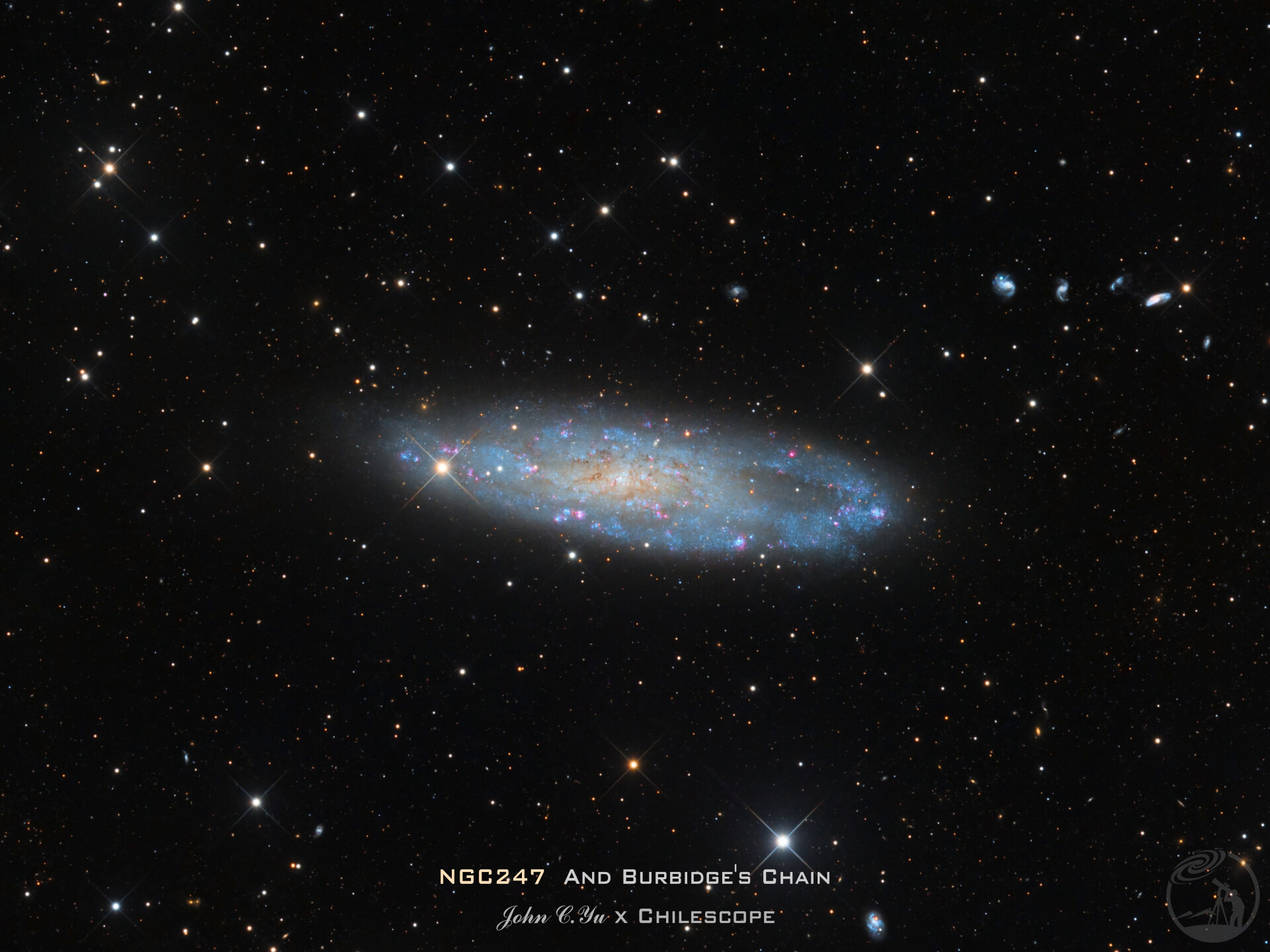 NGC247与伯比奇链