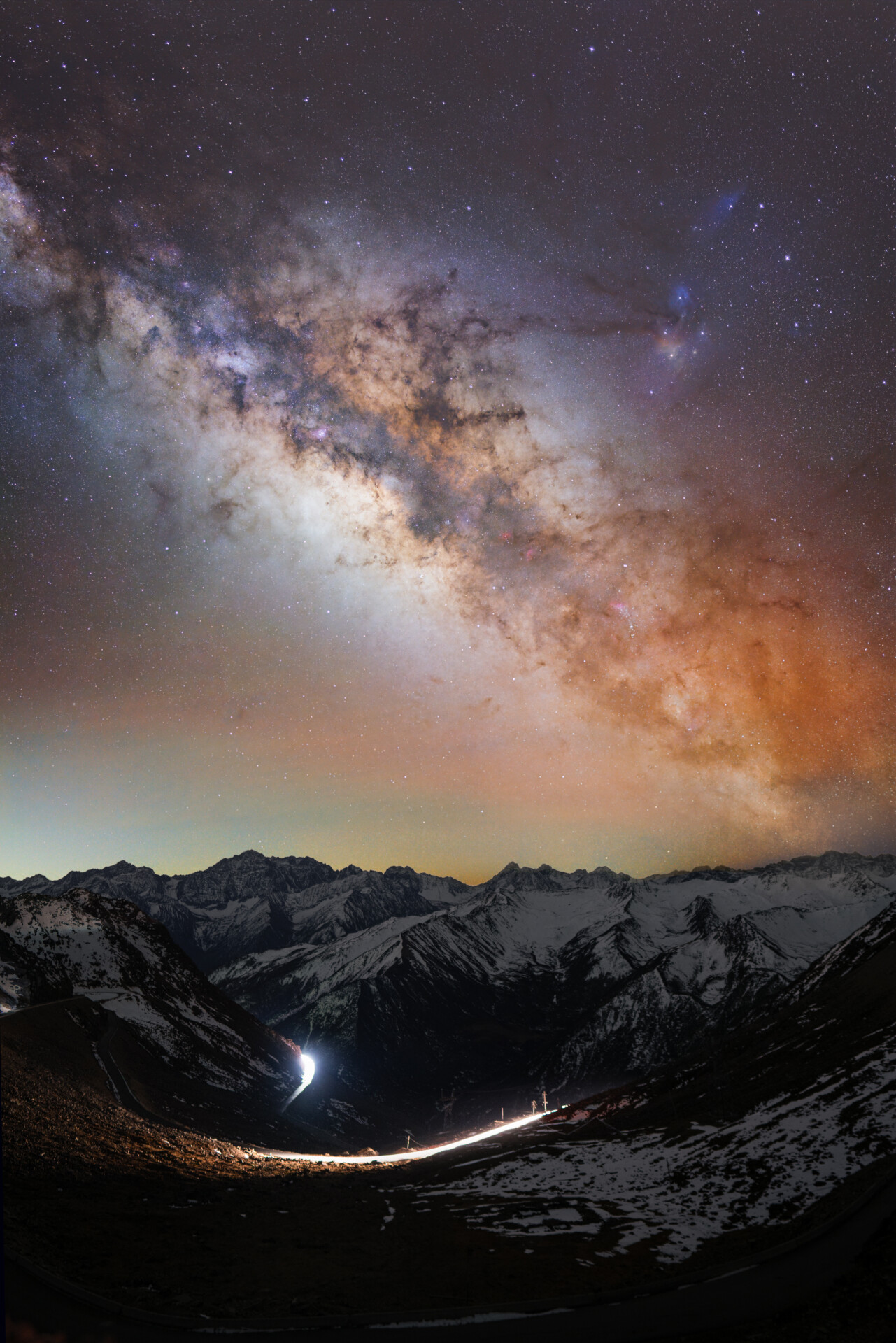 巴郎山星空