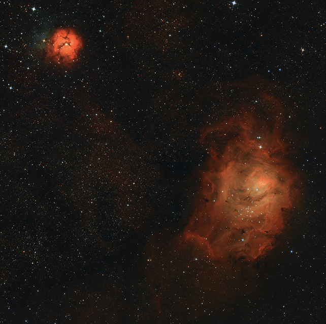 练手素材，M8及M20同框