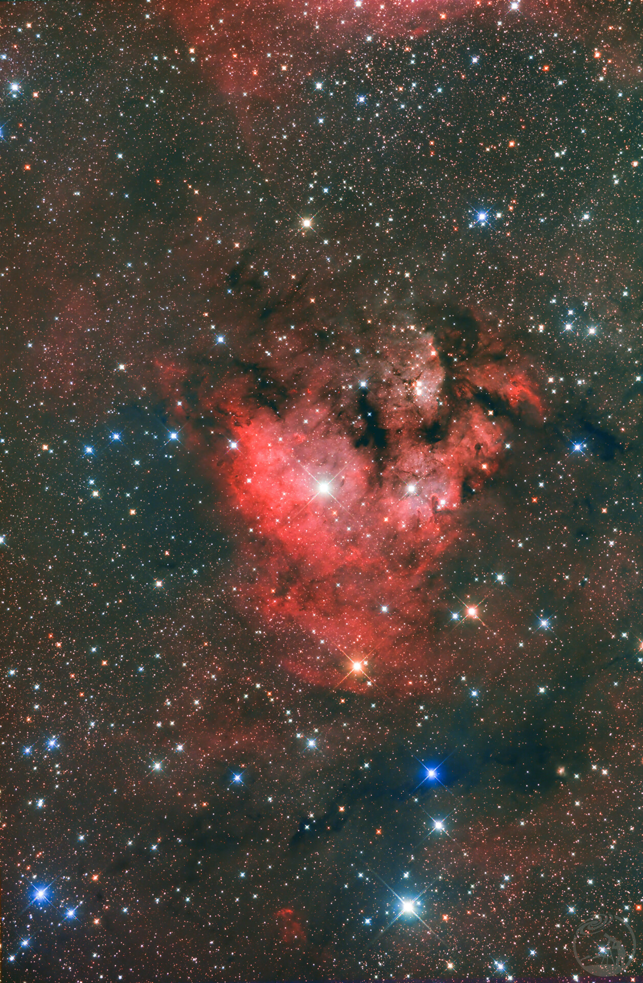 NGC7822，问号星云中心（重修）