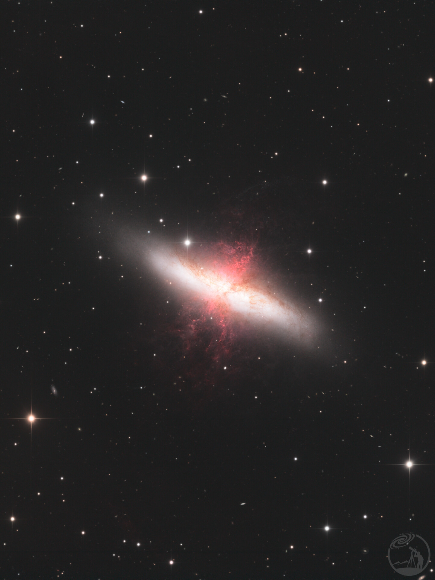 星暴星系M82