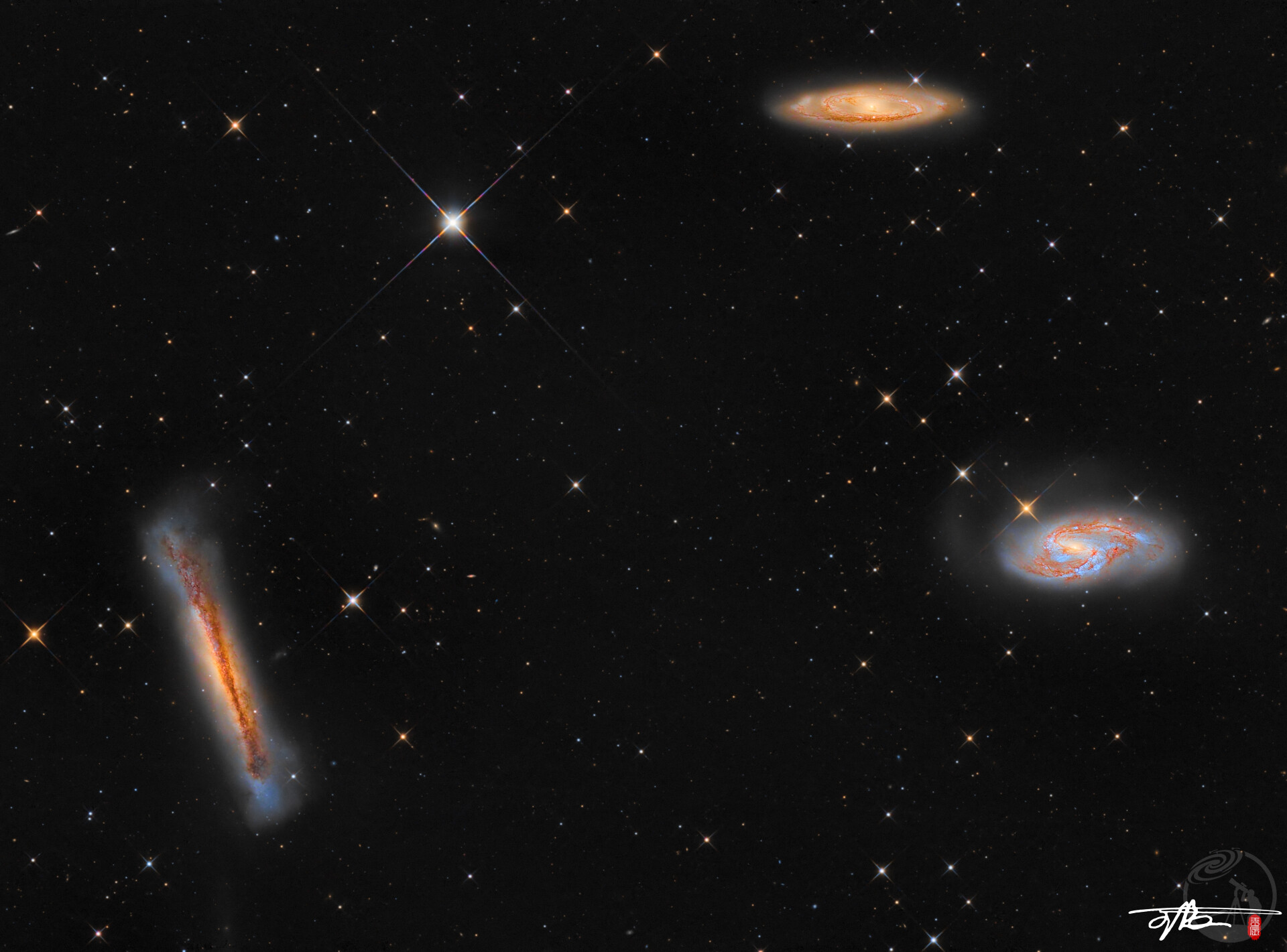狮子座三重星系