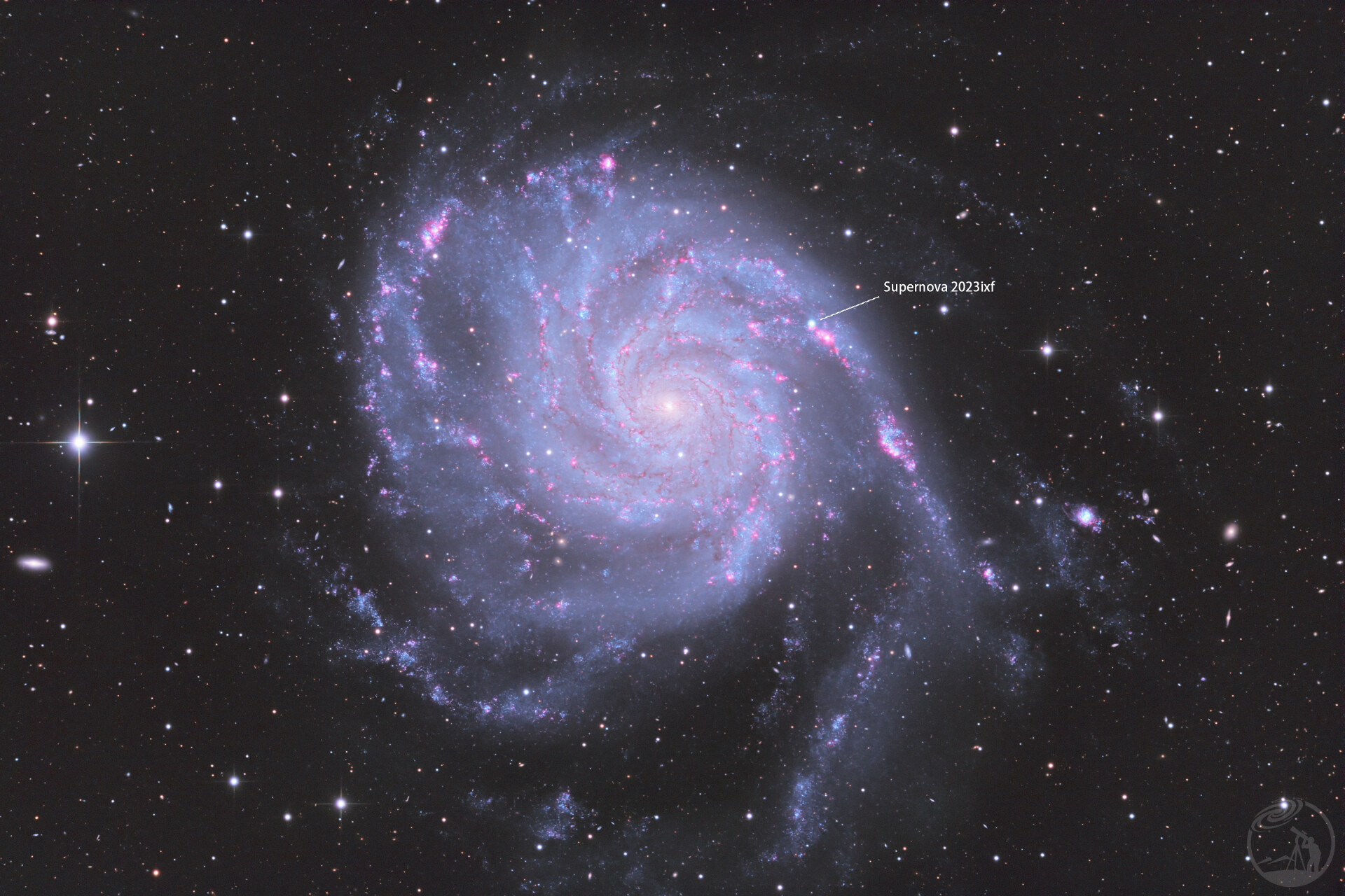 M101及其超新星（混合数据）