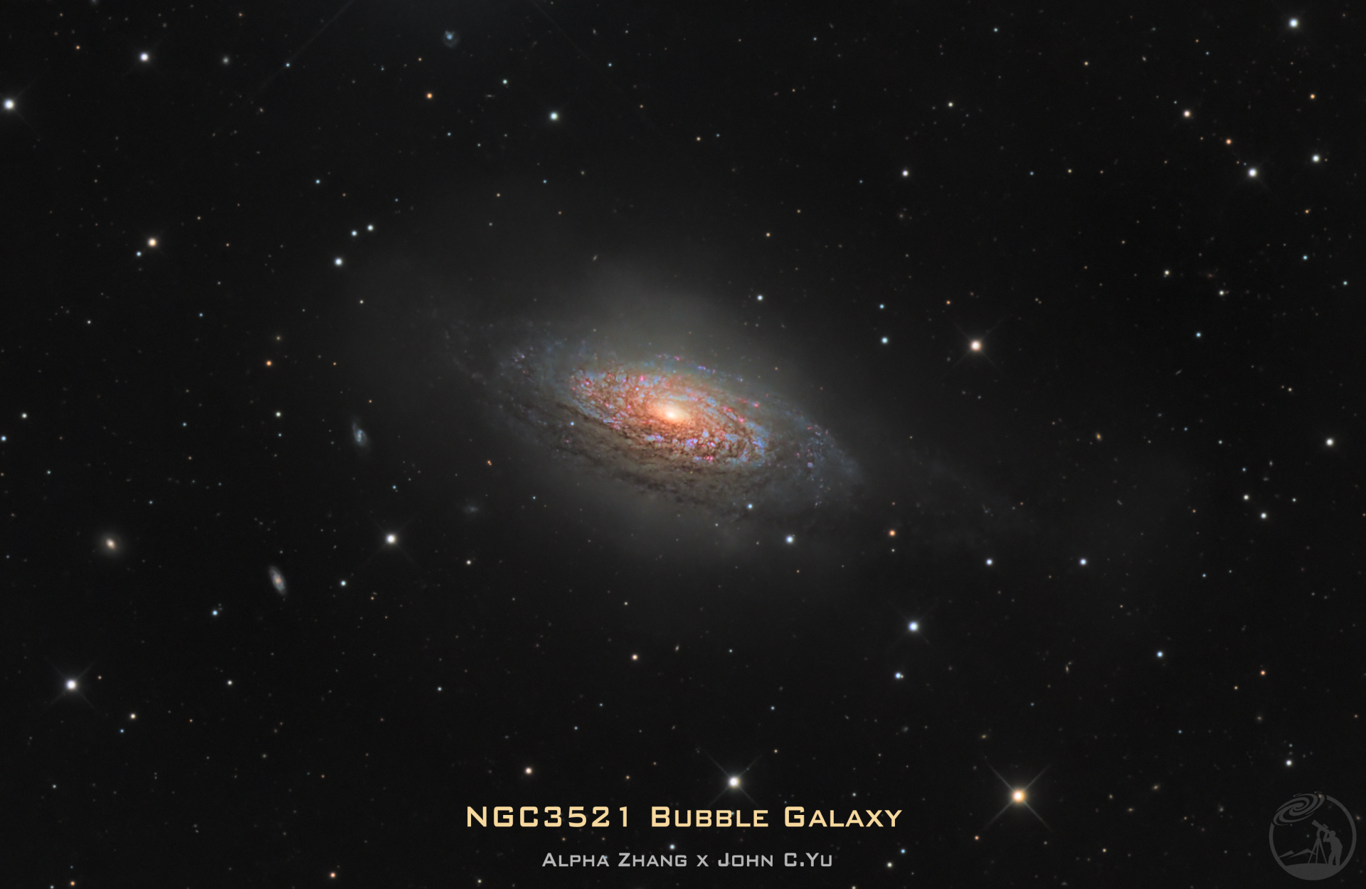 NGC3521二战，LRGB合成