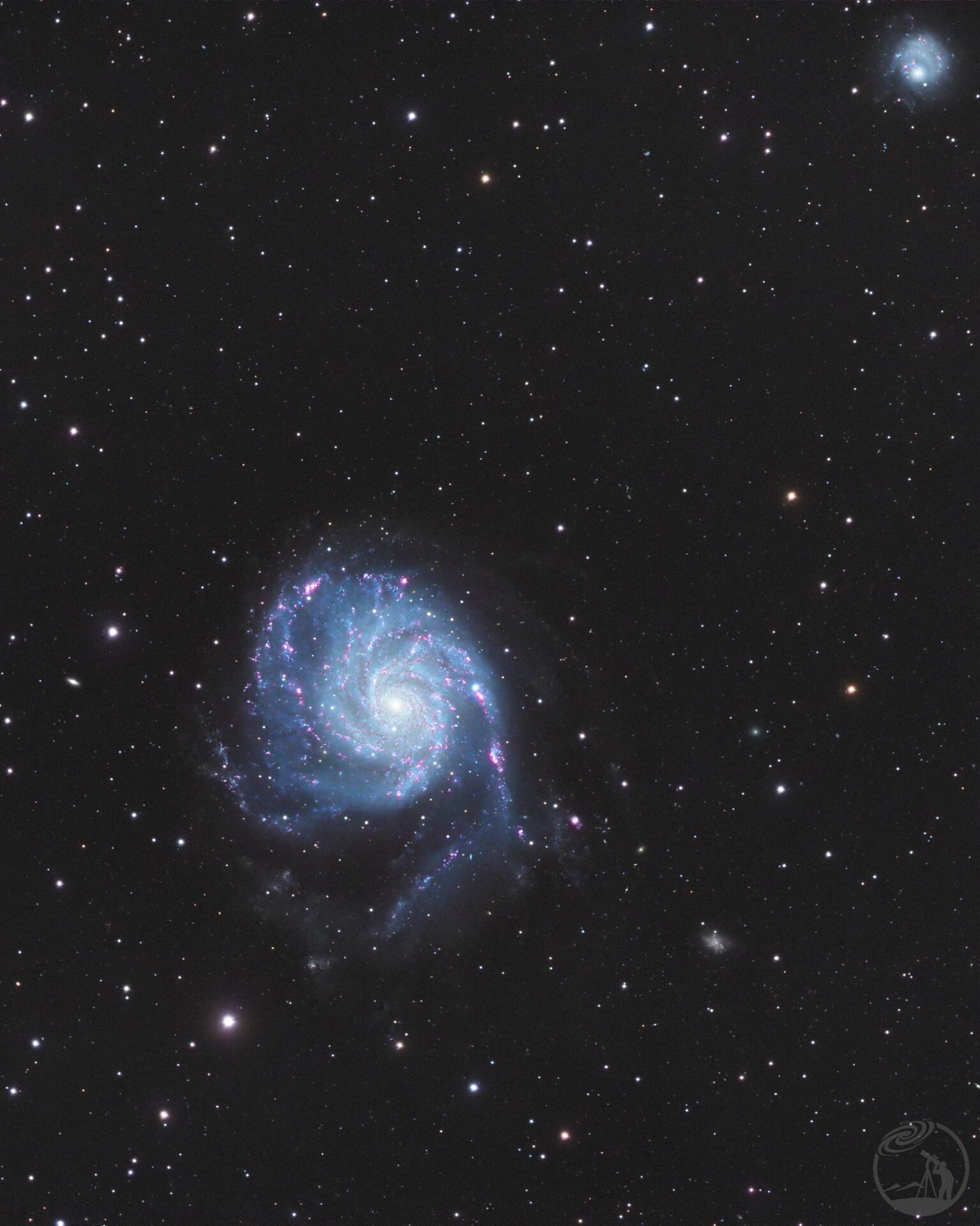 爆发超新星的M101