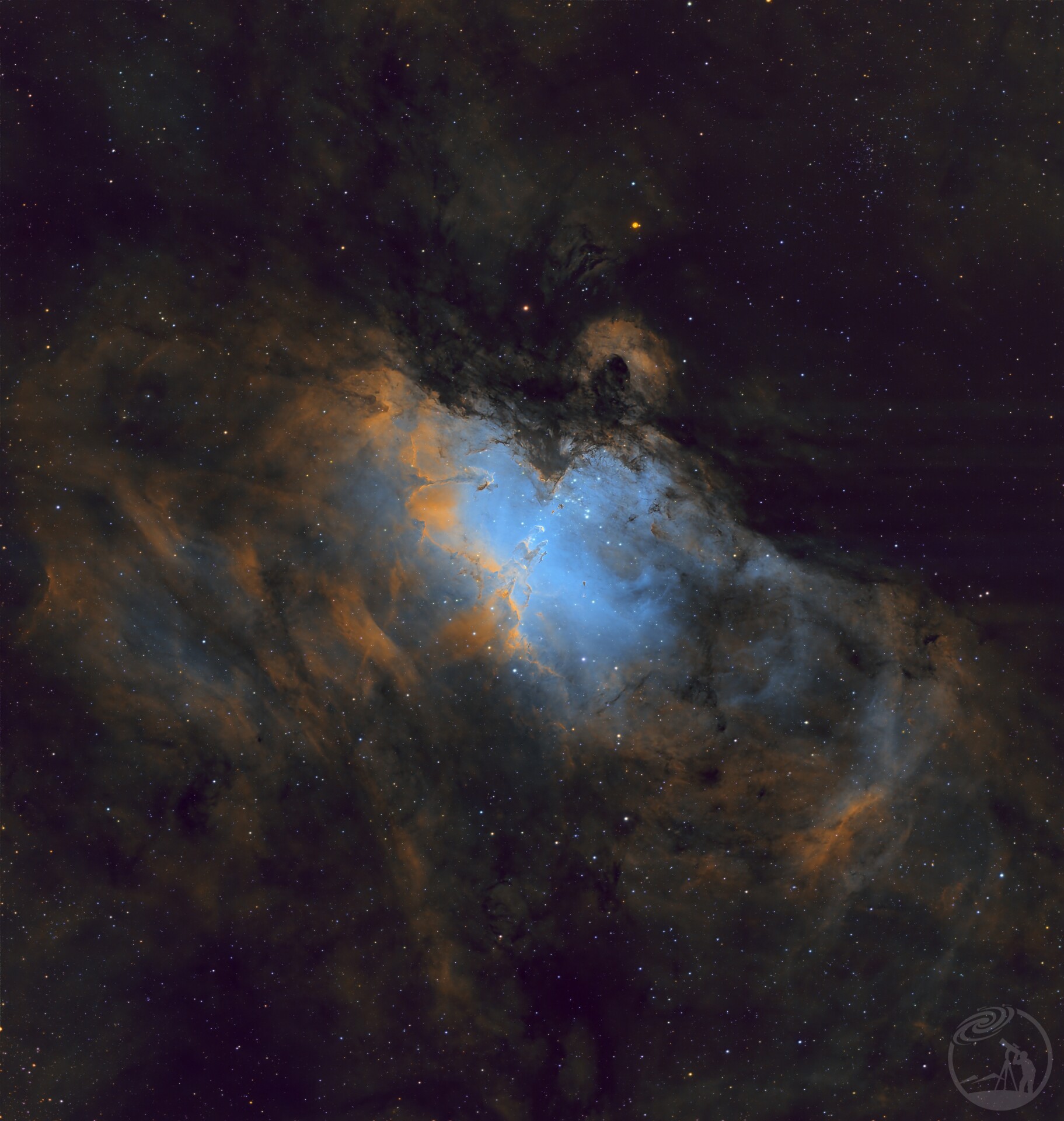 城市深空：M16鹰星云（SHO)