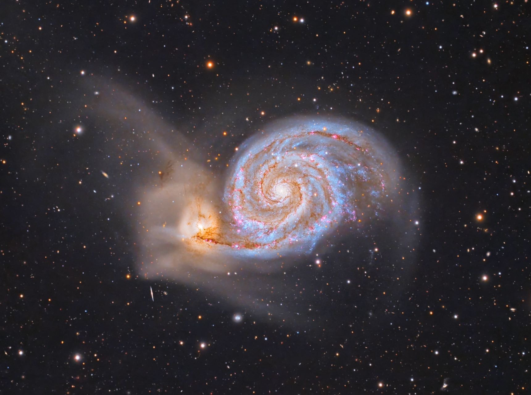 M51涡状星系•每日一图素材