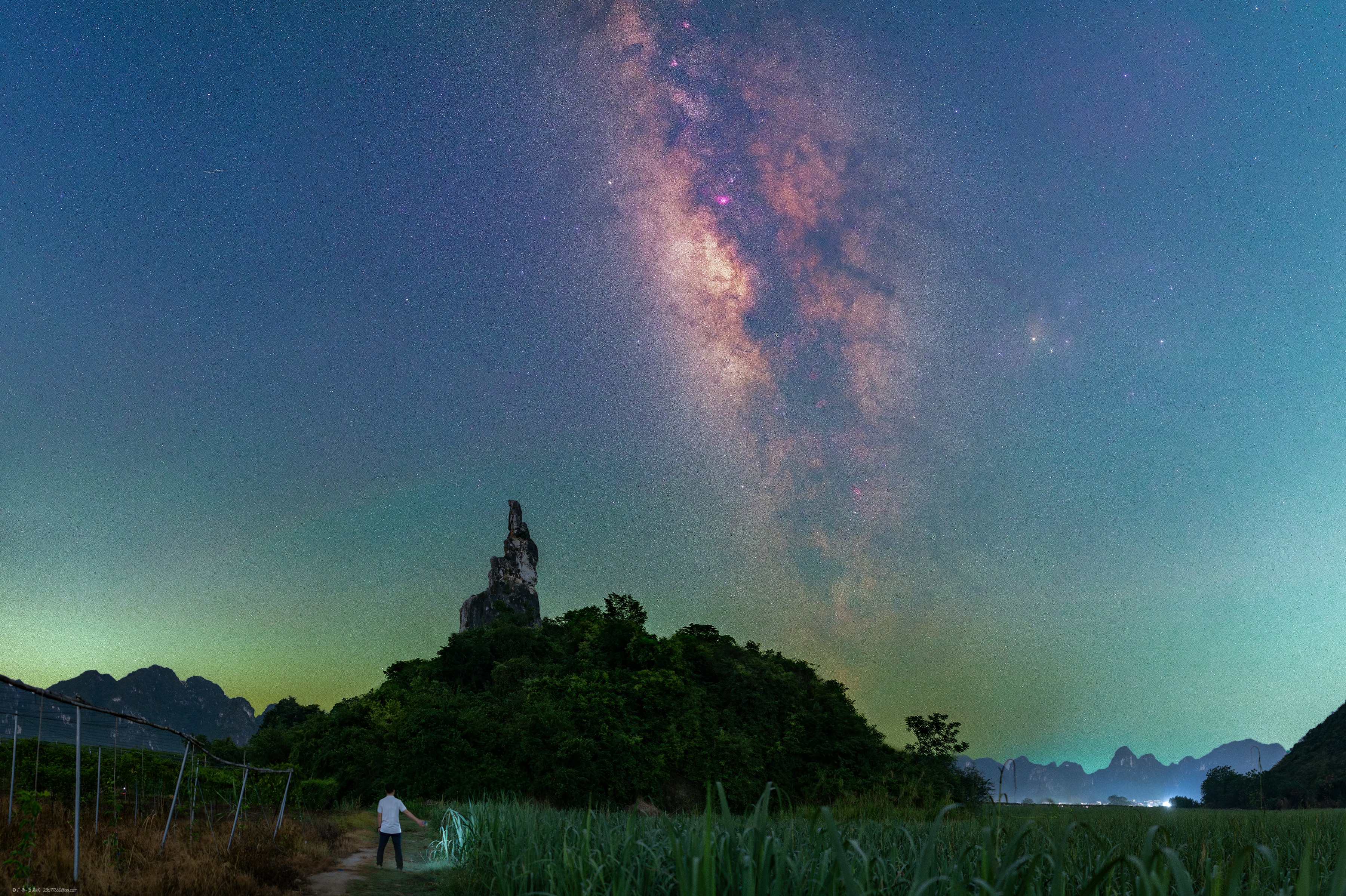 广西扶绥4级光害望夫石接片素材raw