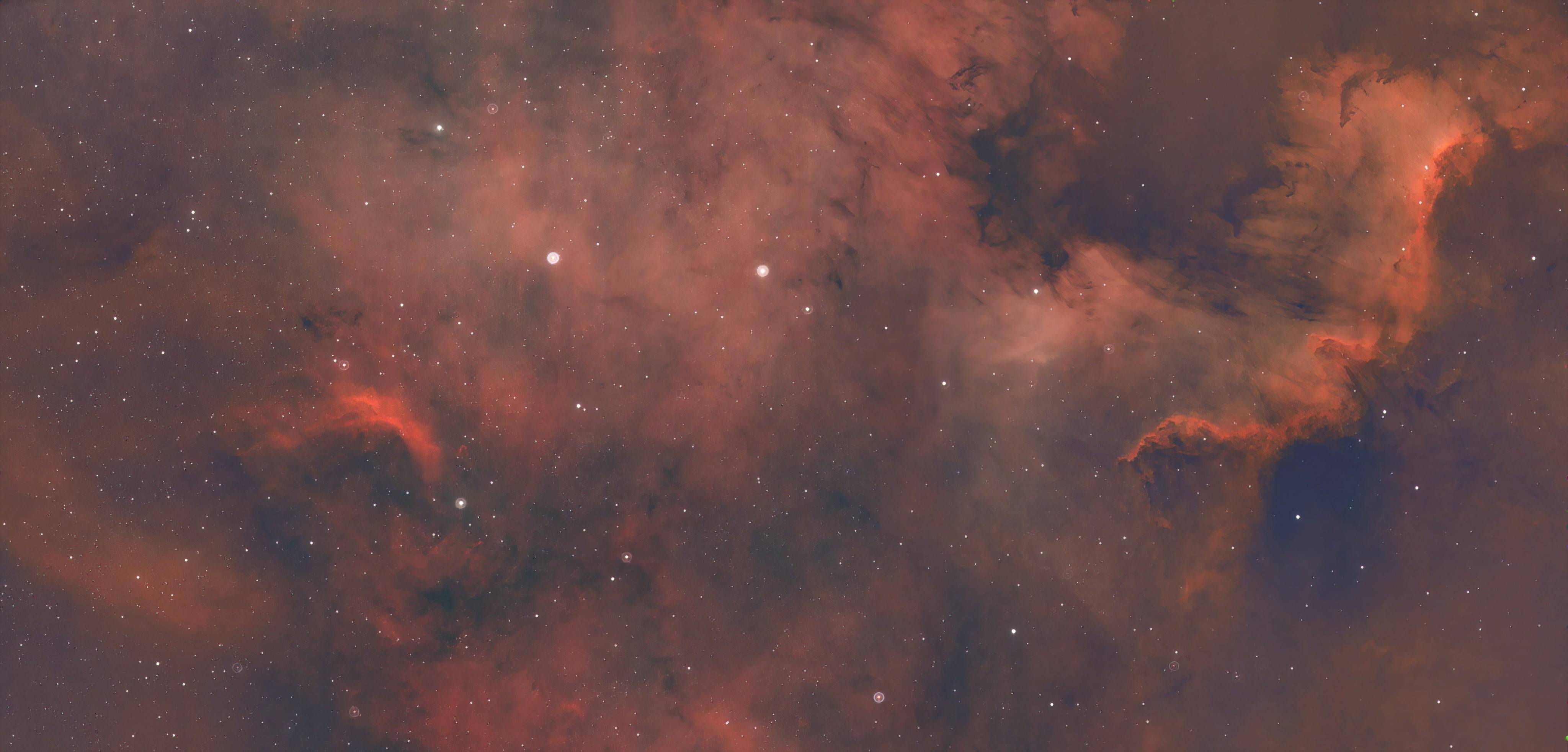 六级区 累计六小时 北美洲星云