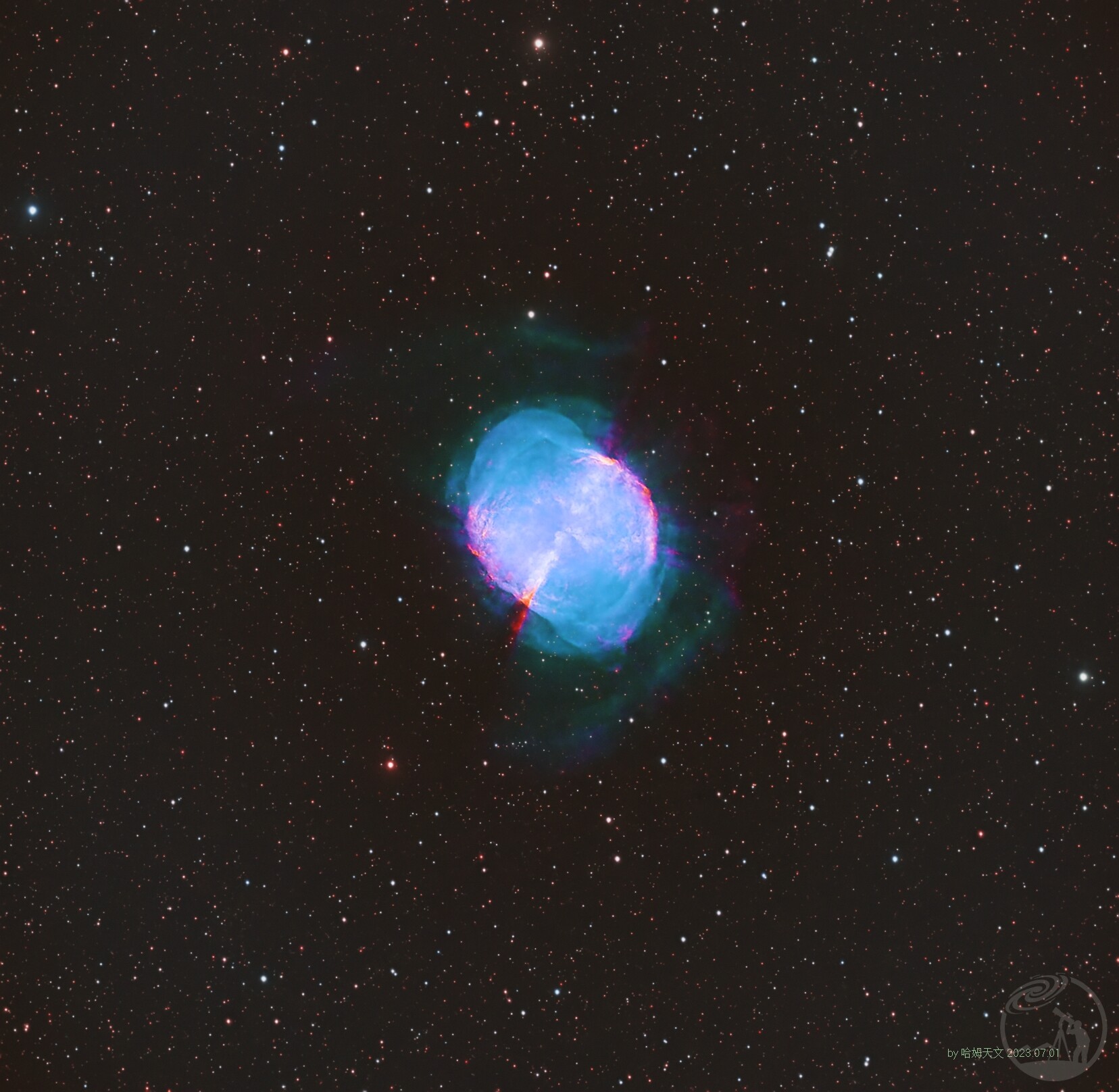 城市深空：M27星云  25小时HSO版