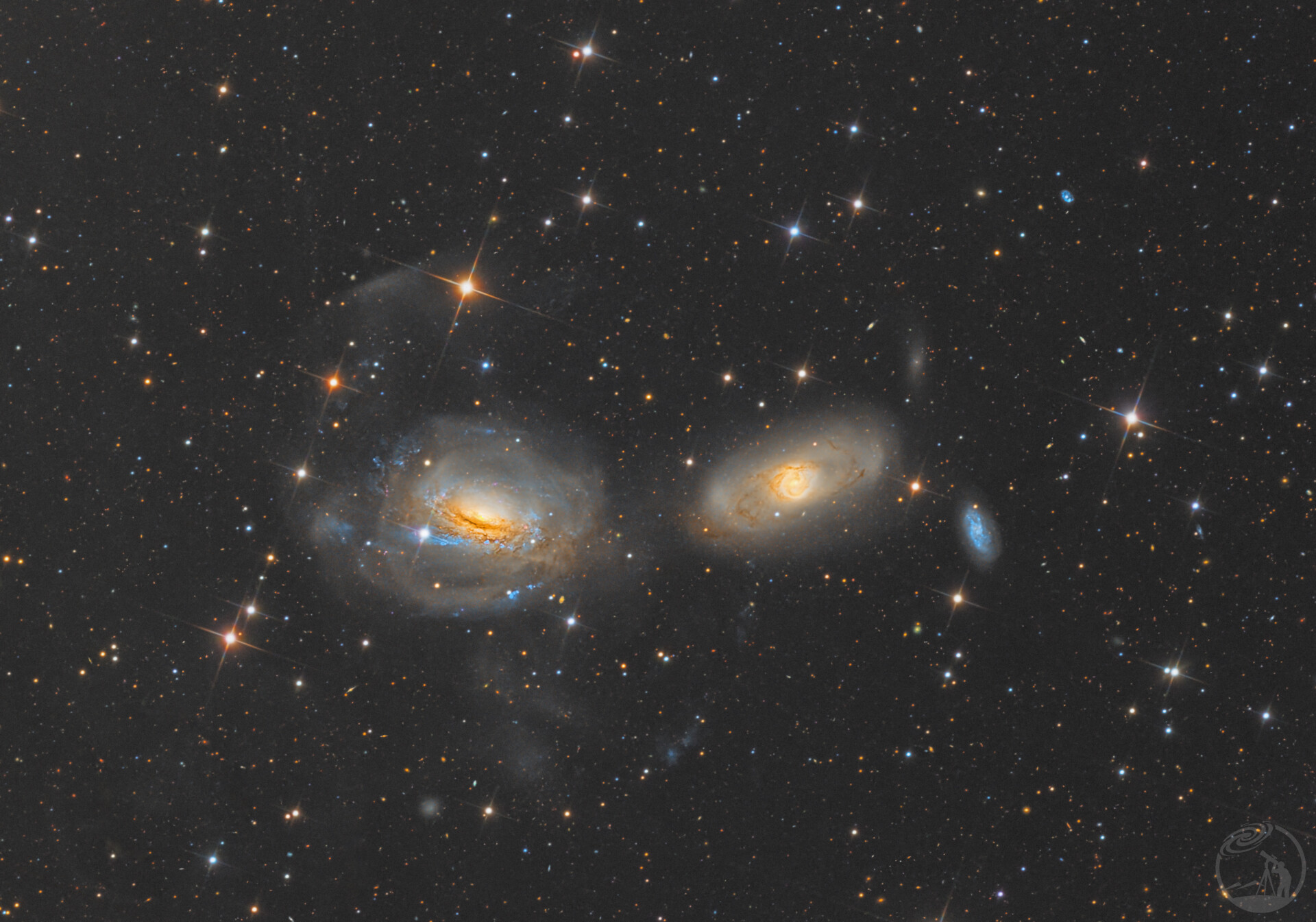 NGC3166_3199螺旋星系