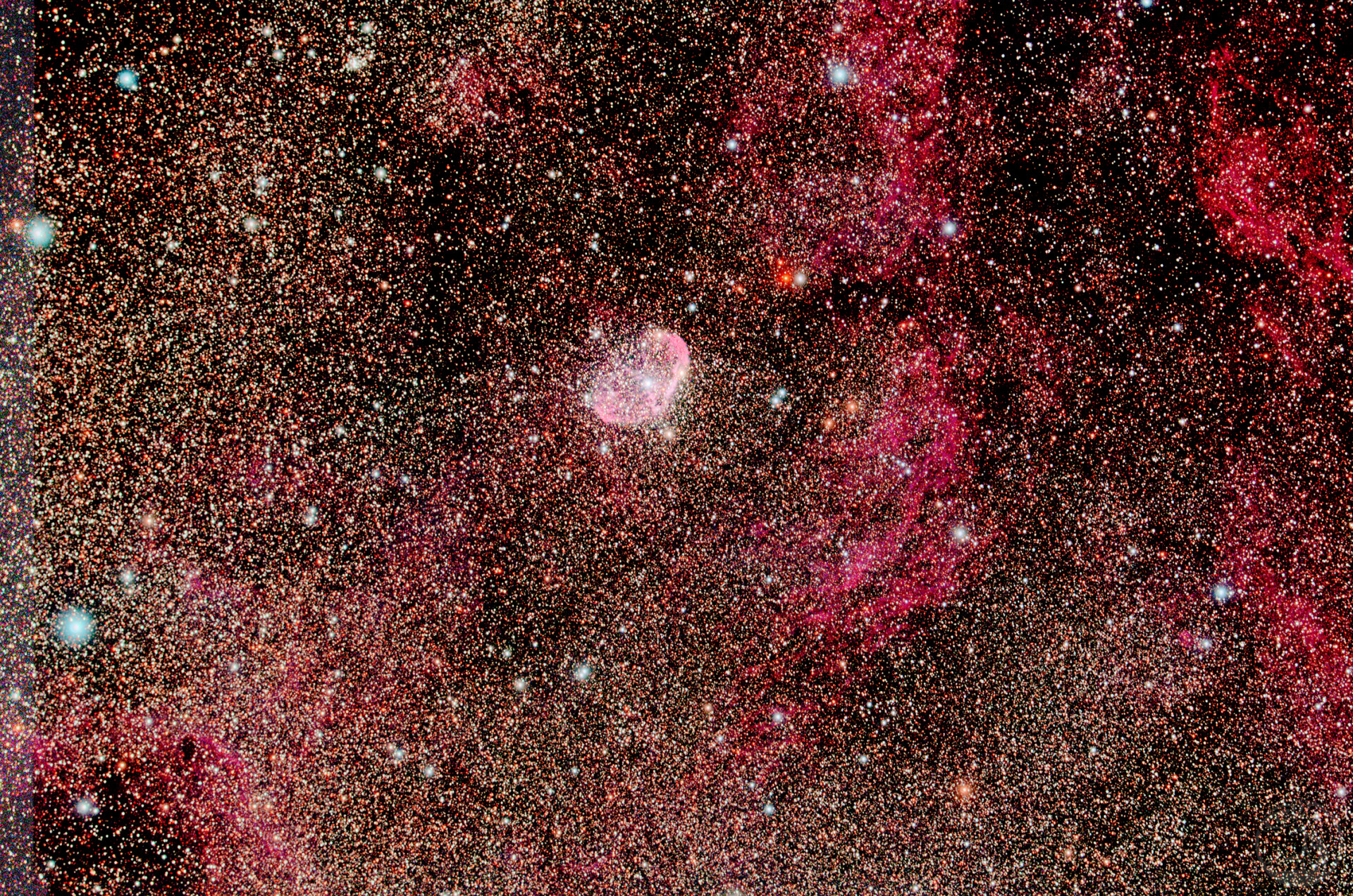 NGC6888,C27,眉月星云尖山村拍摄