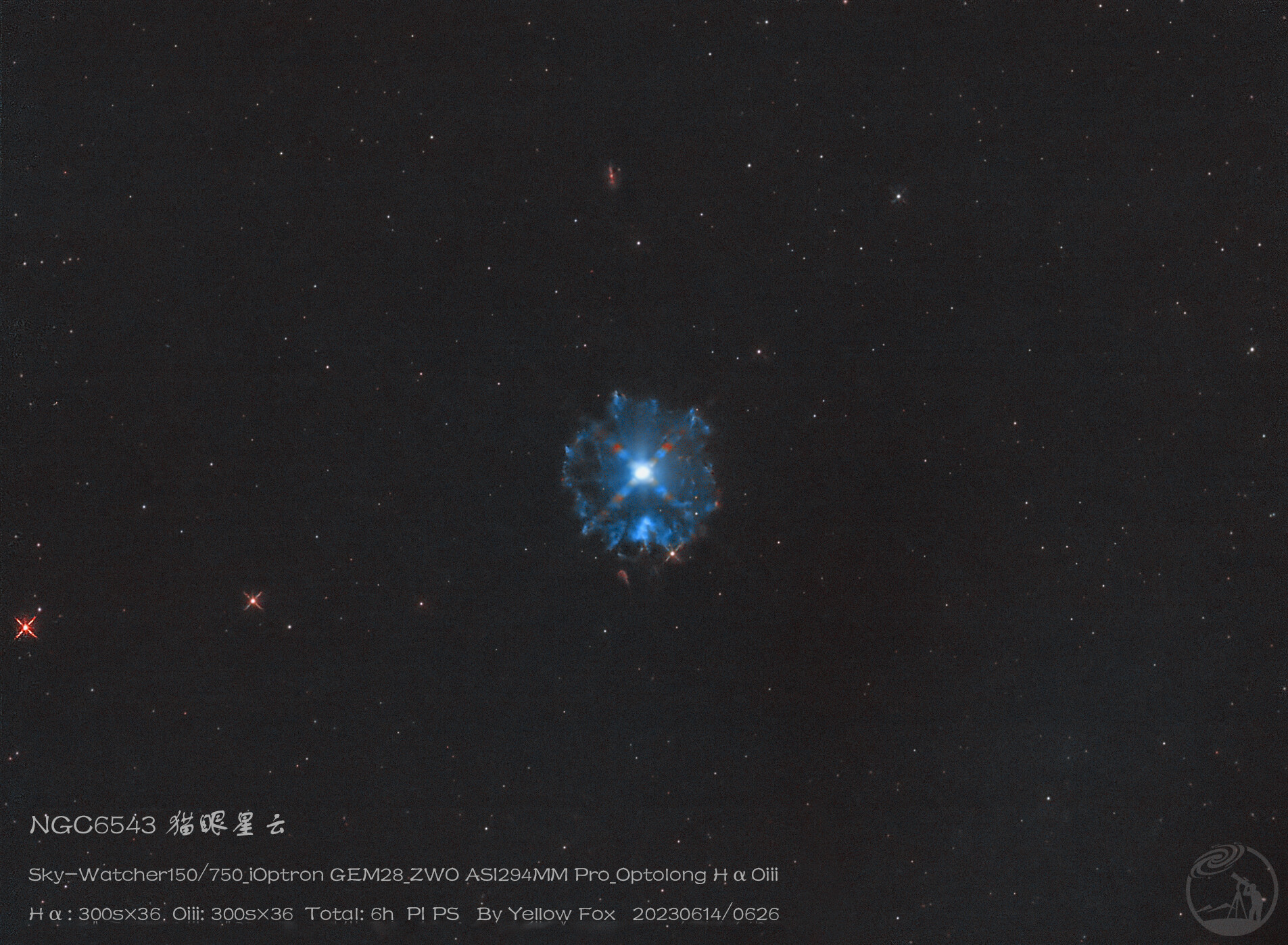 重拍NGC6543猫眼星云