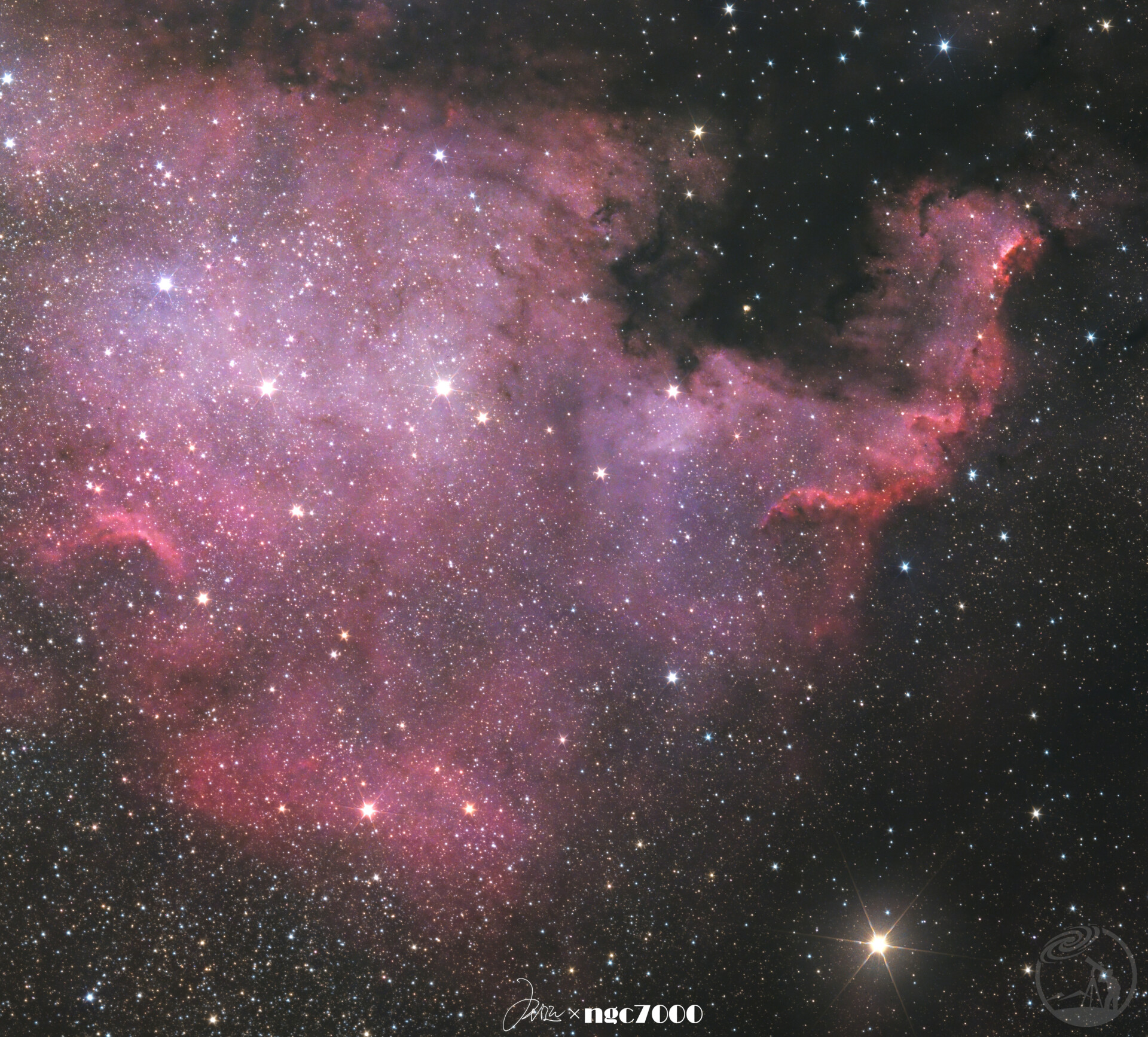 ngc7000局部