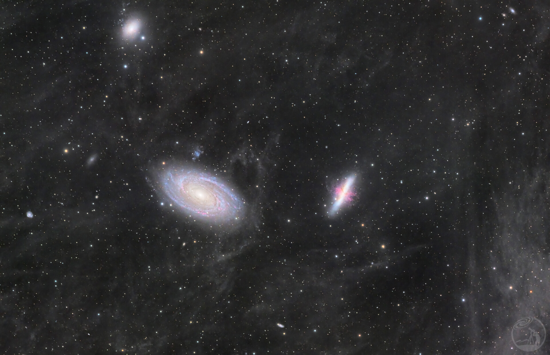 M81,M82与共耀星云（重修）