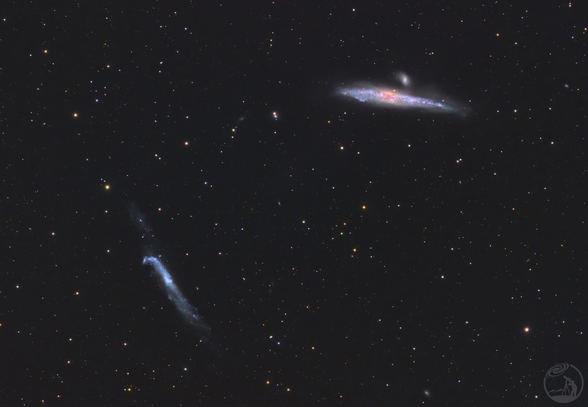 NGC4631鲸鱼与撬棒