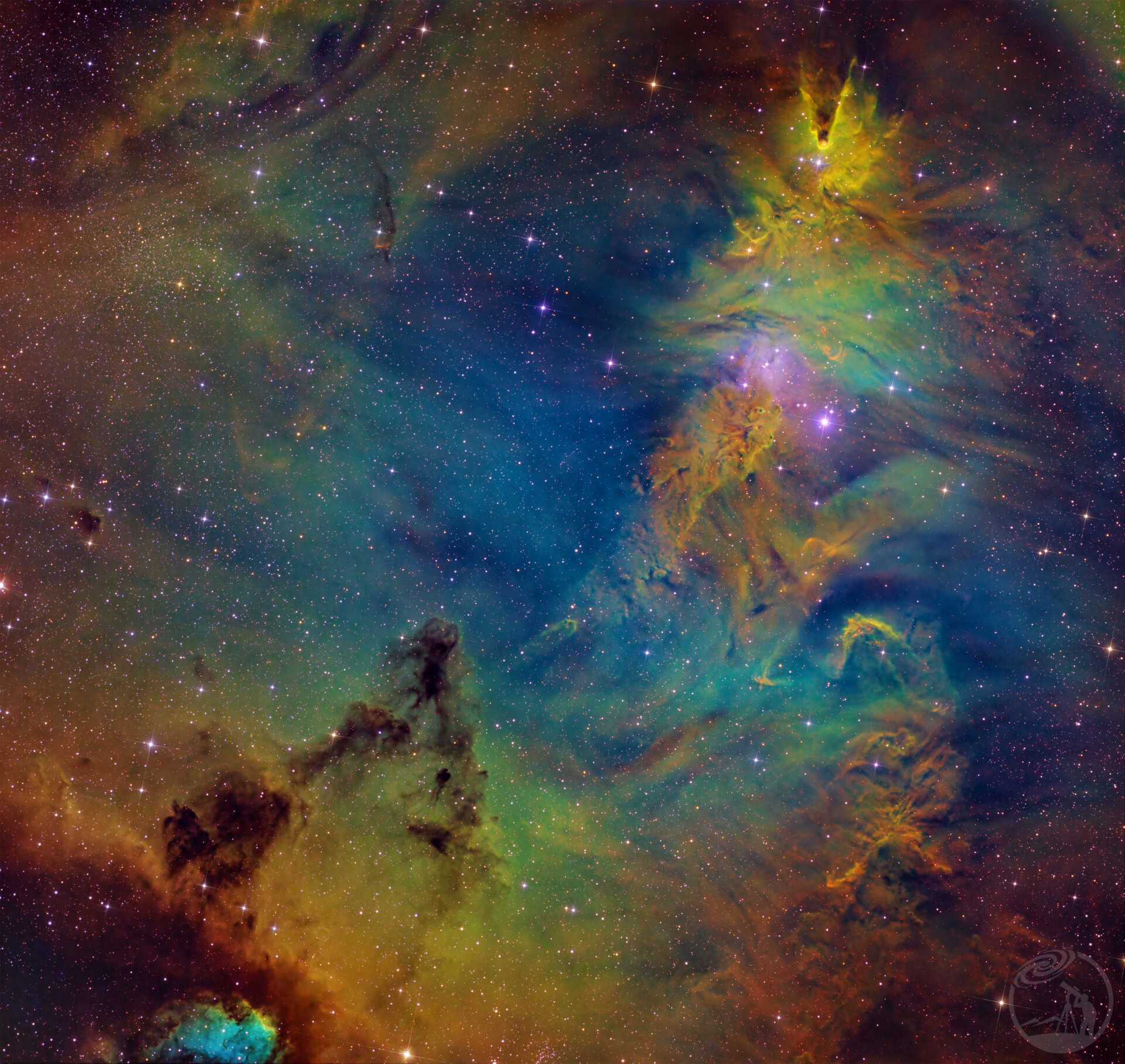 圣诞树星云NGC2264马赛克X2