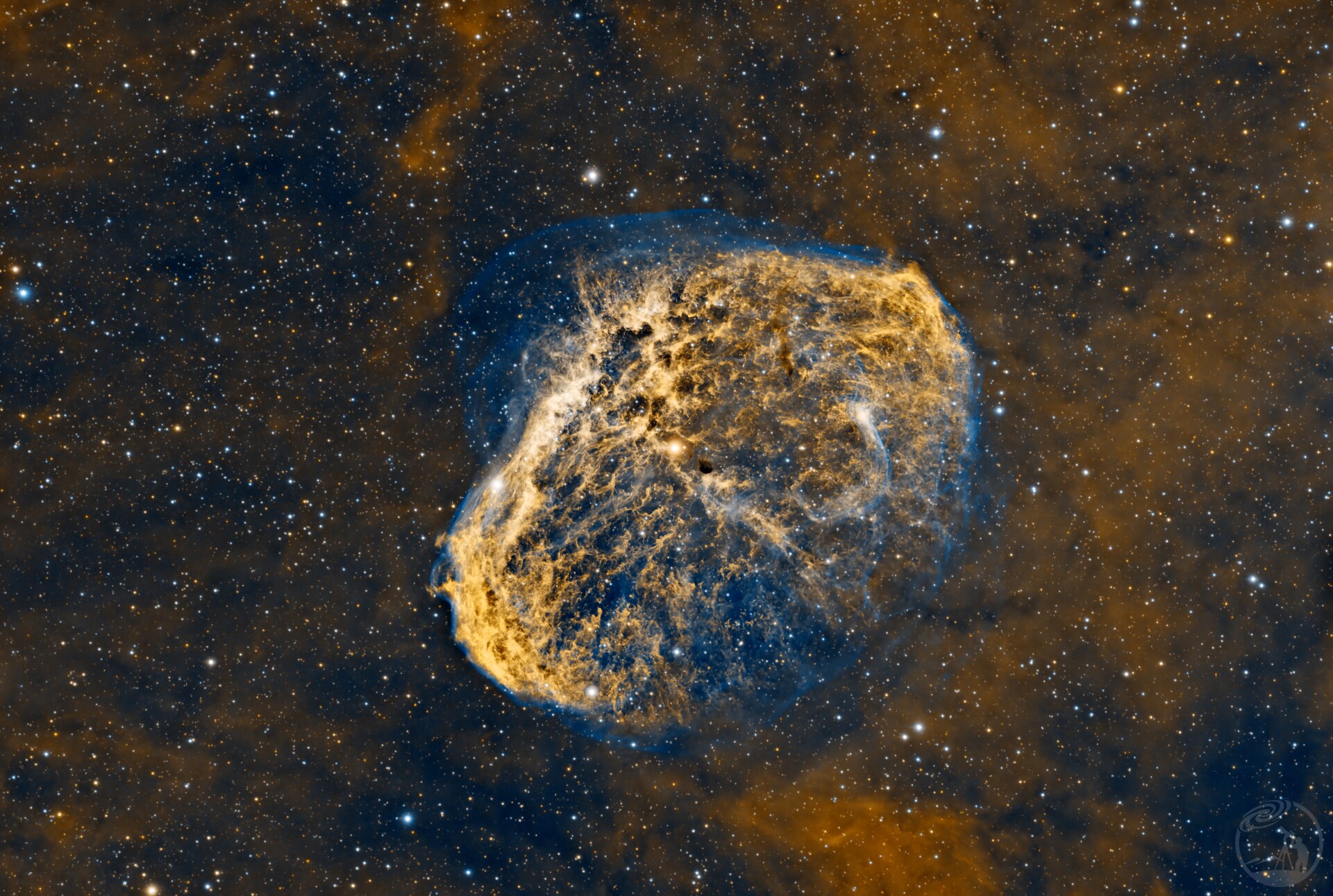 施卡城市深空：15小时的NGC6888第二版HHO
