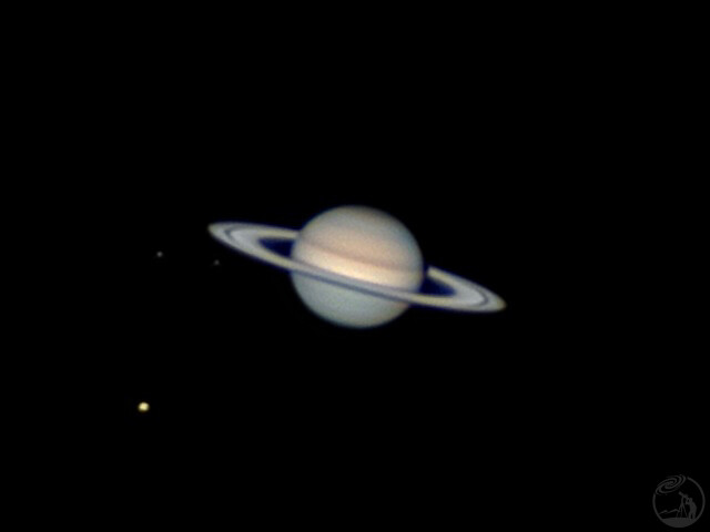 土星和土卫二、三、六