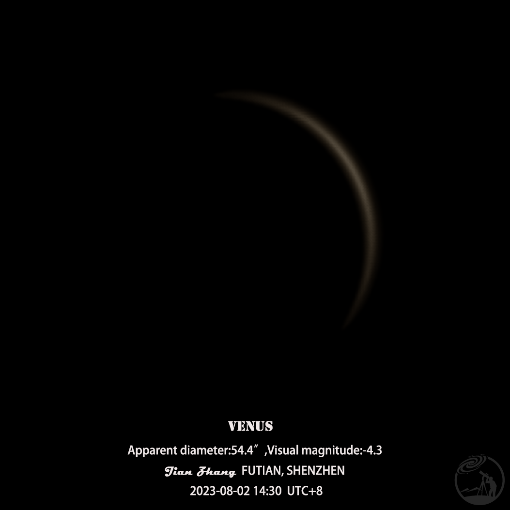 20230802金星🌙，还有十一天金星下合不可见