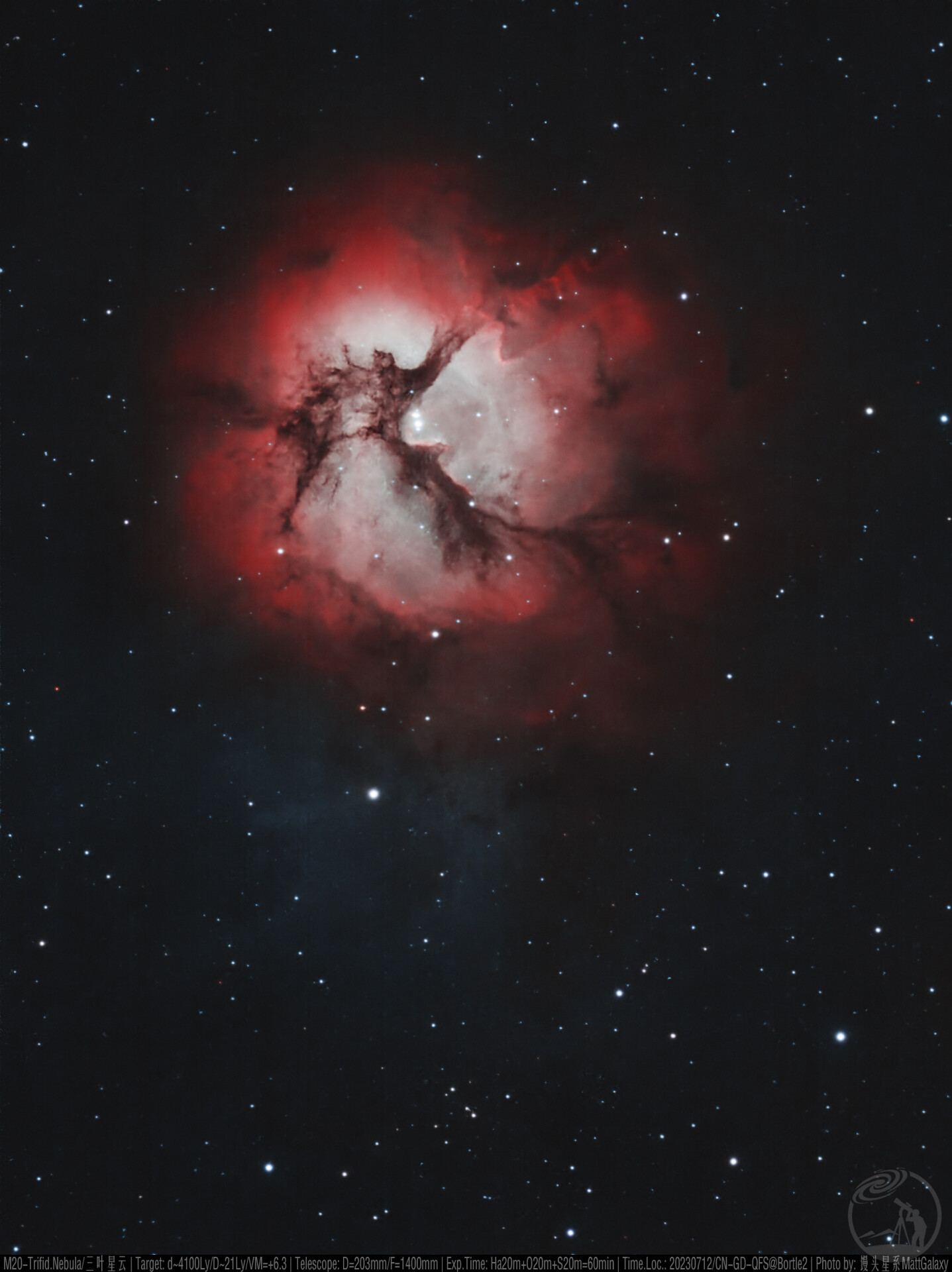 M20-Trifid.Nebula/三叶星云