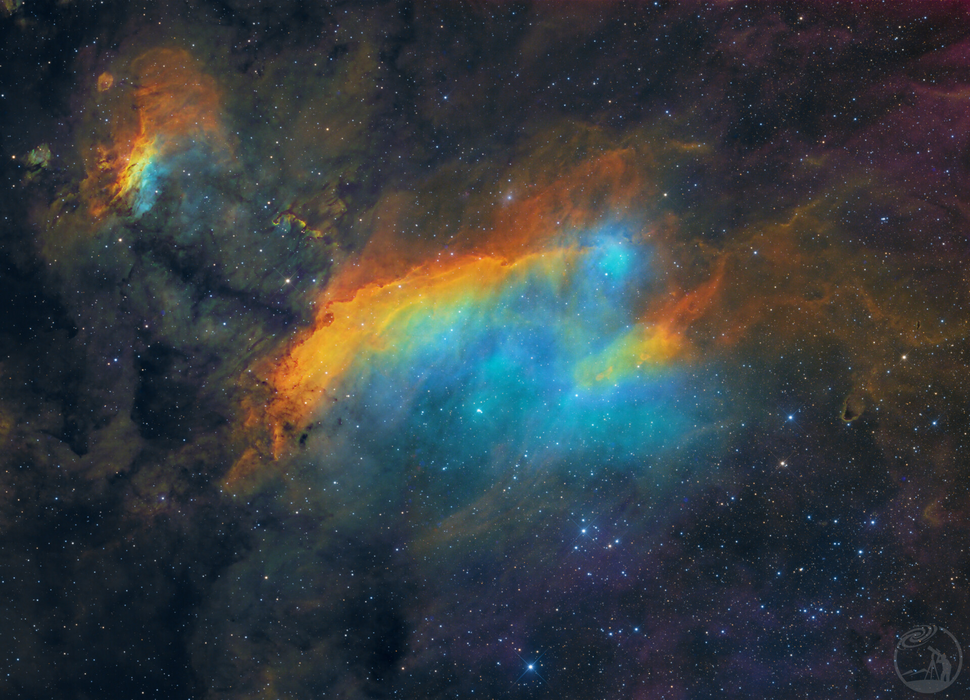 IC4628斑节虾星云