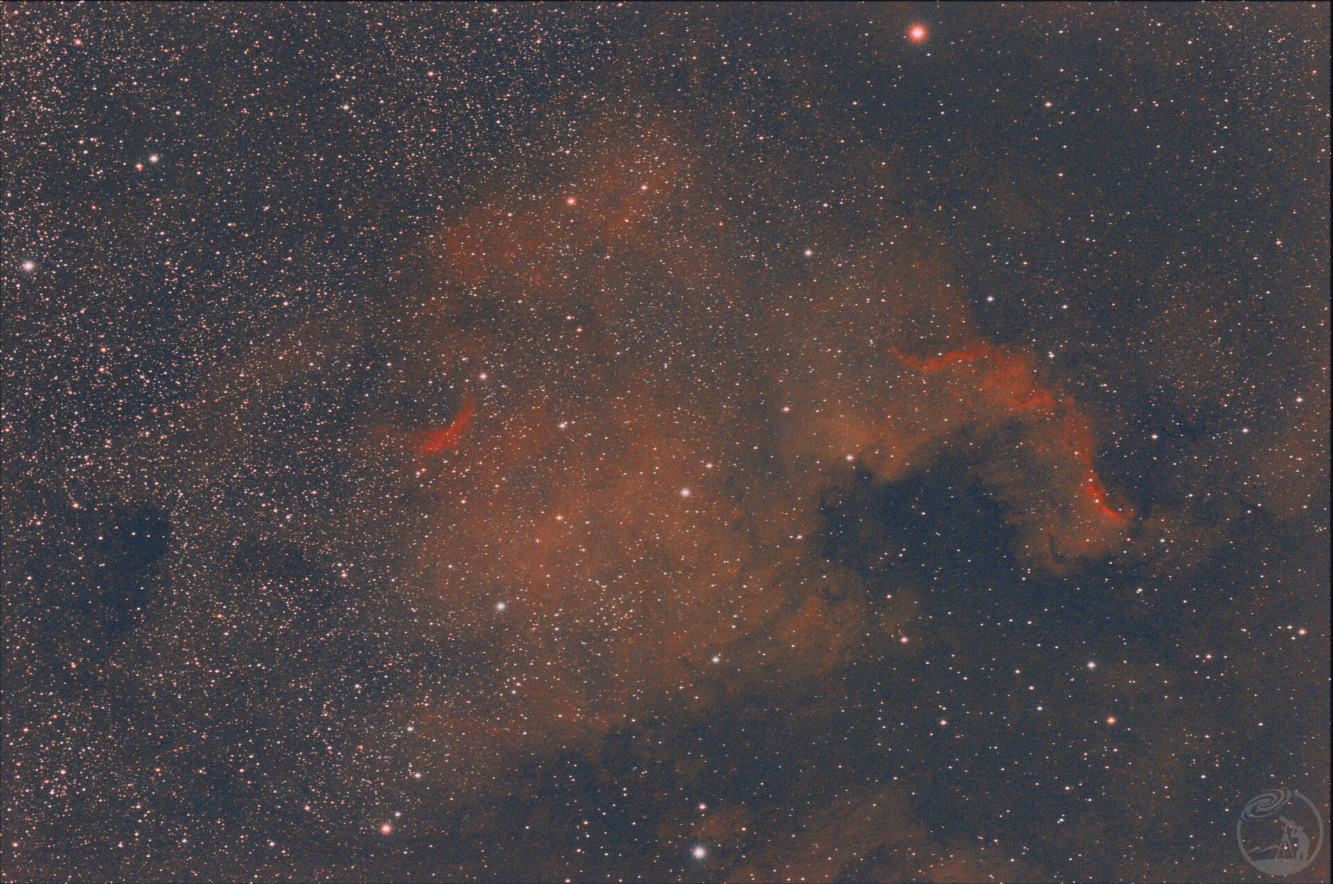 ngc7000北美洲星云