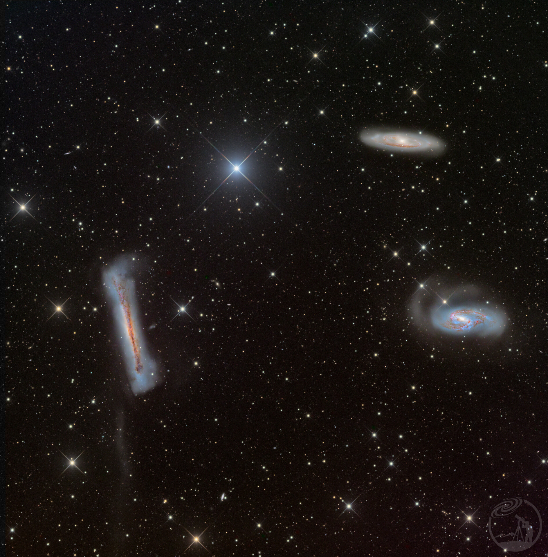 狮子座三重星系