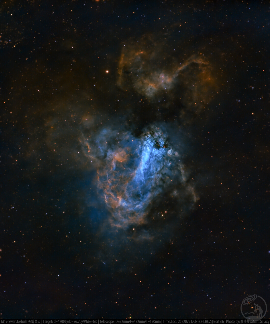 M17-Swan.Nebula天鹅星云（幸运成像）（V2）