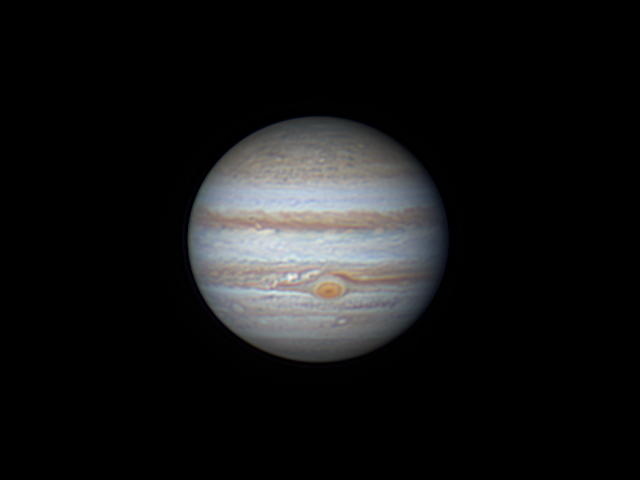 木星大红斑+自转延时(日图)