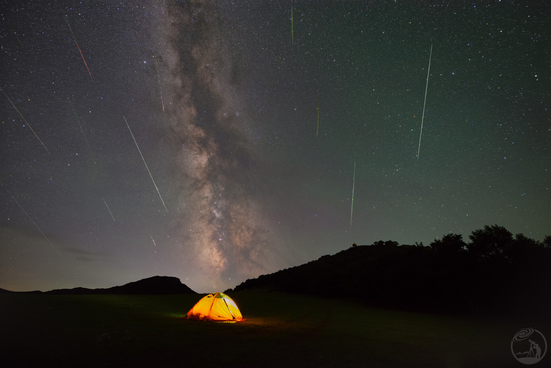 神山英仙座流星雨