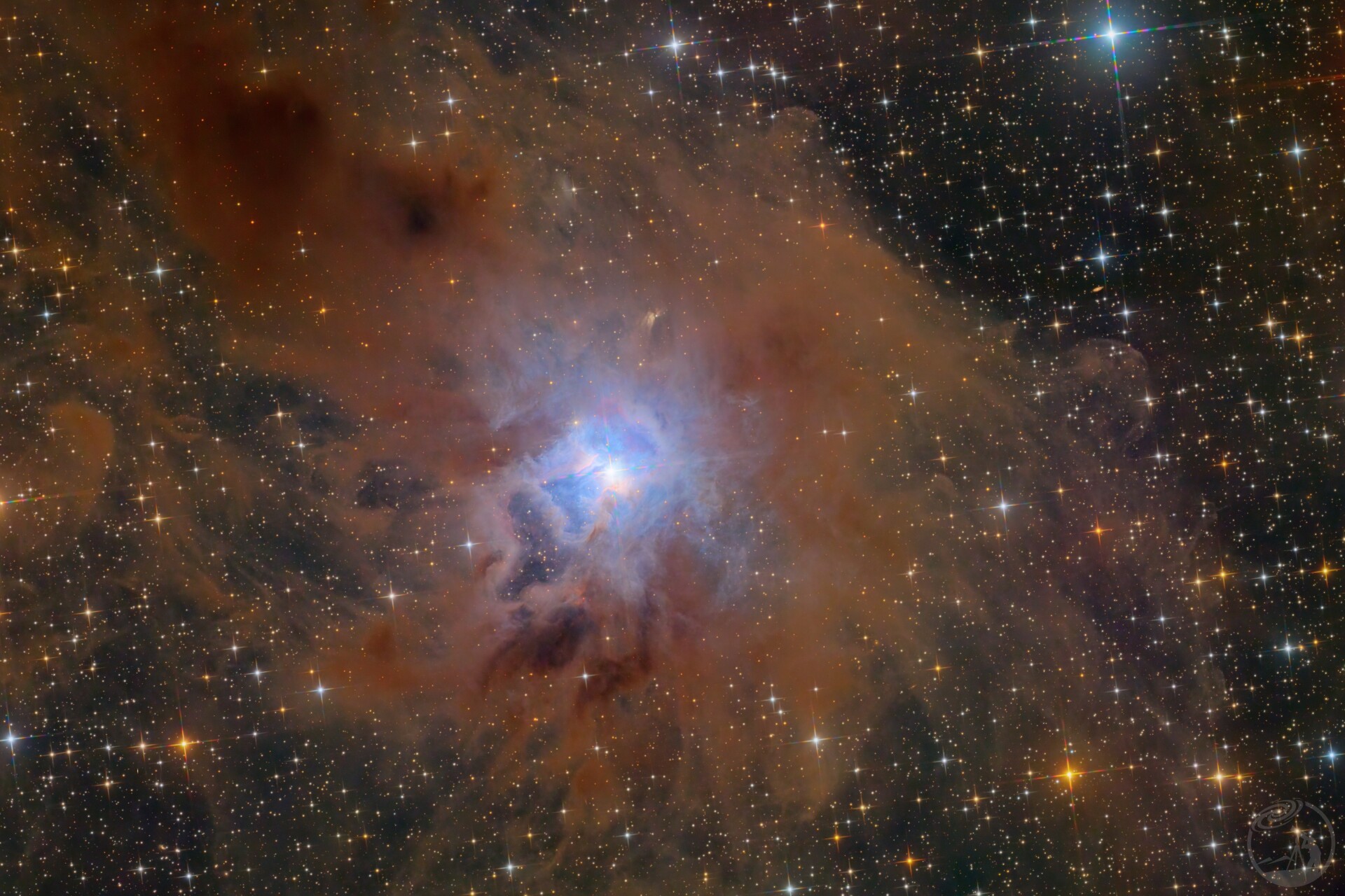 NGC7023-鸢尾花星云LRGB