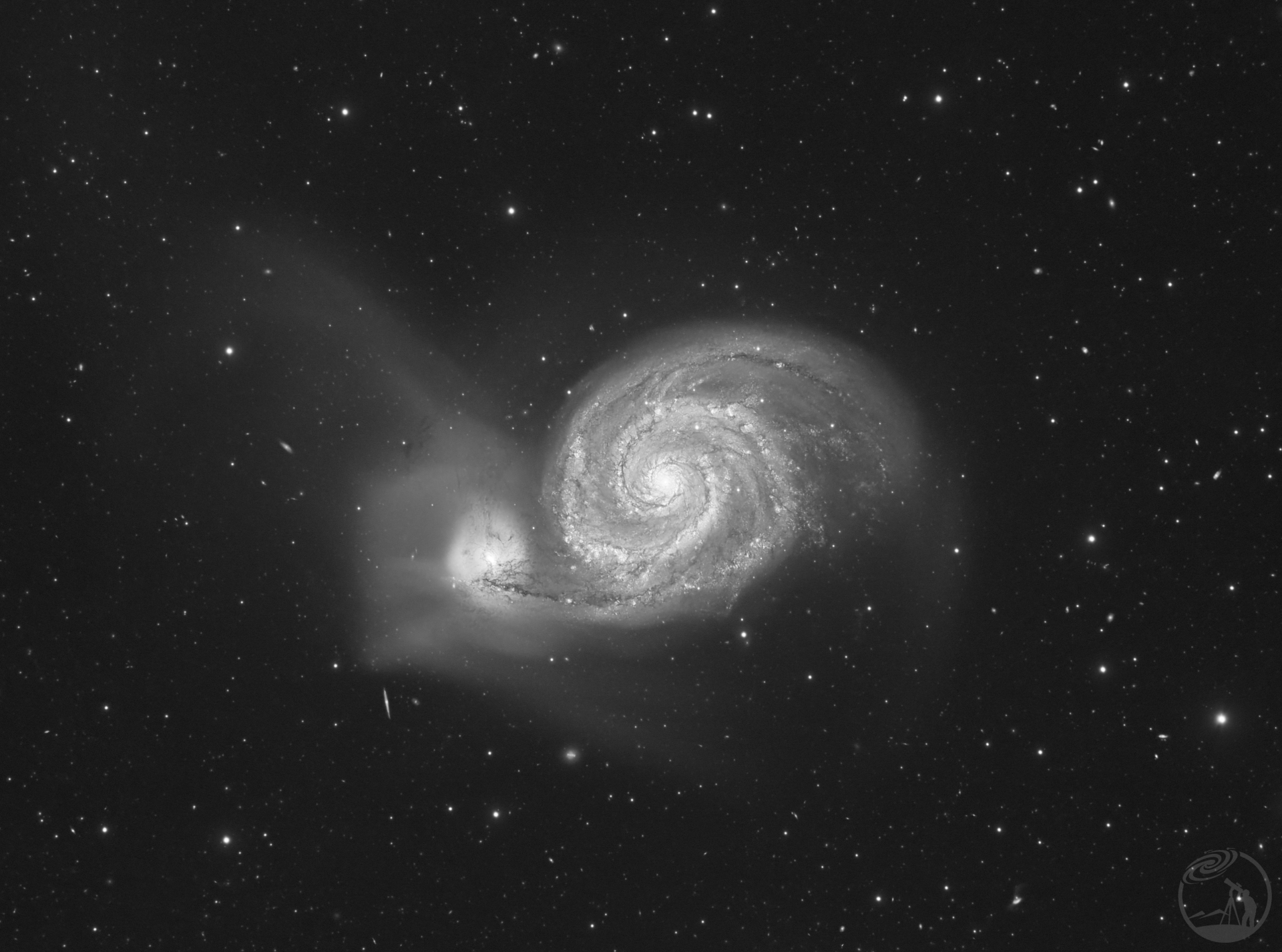 M51星系（L通道）