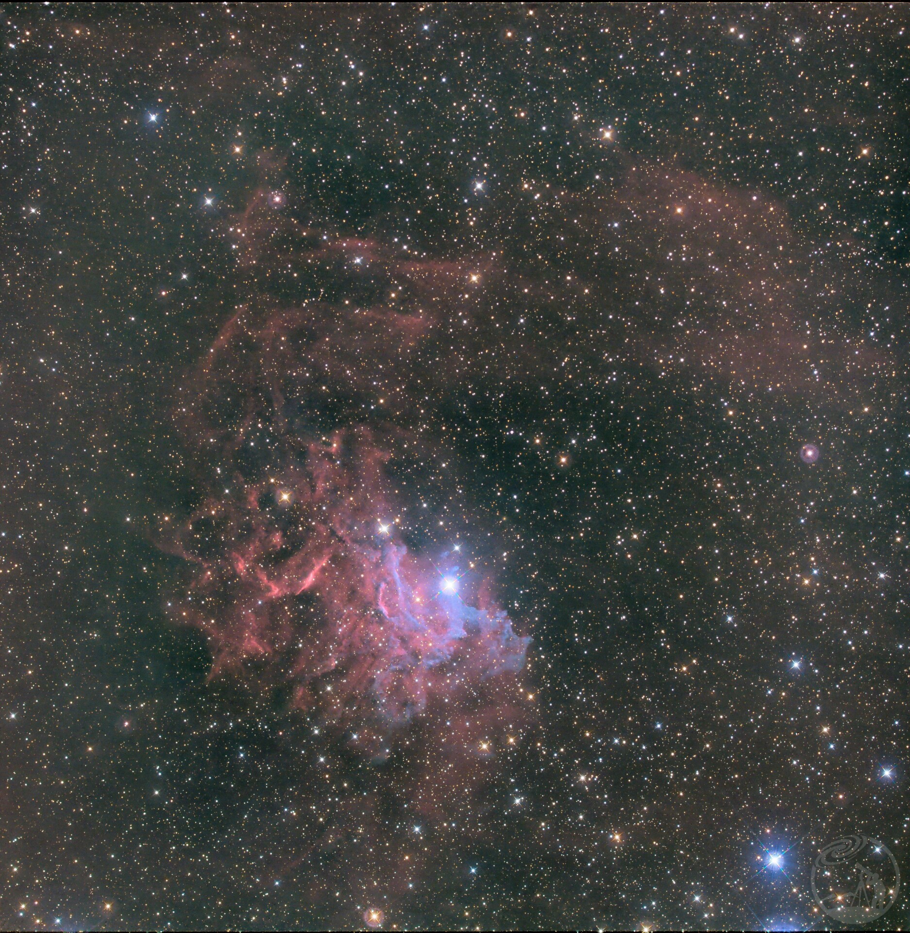 IC405 Flaming Star Nebula