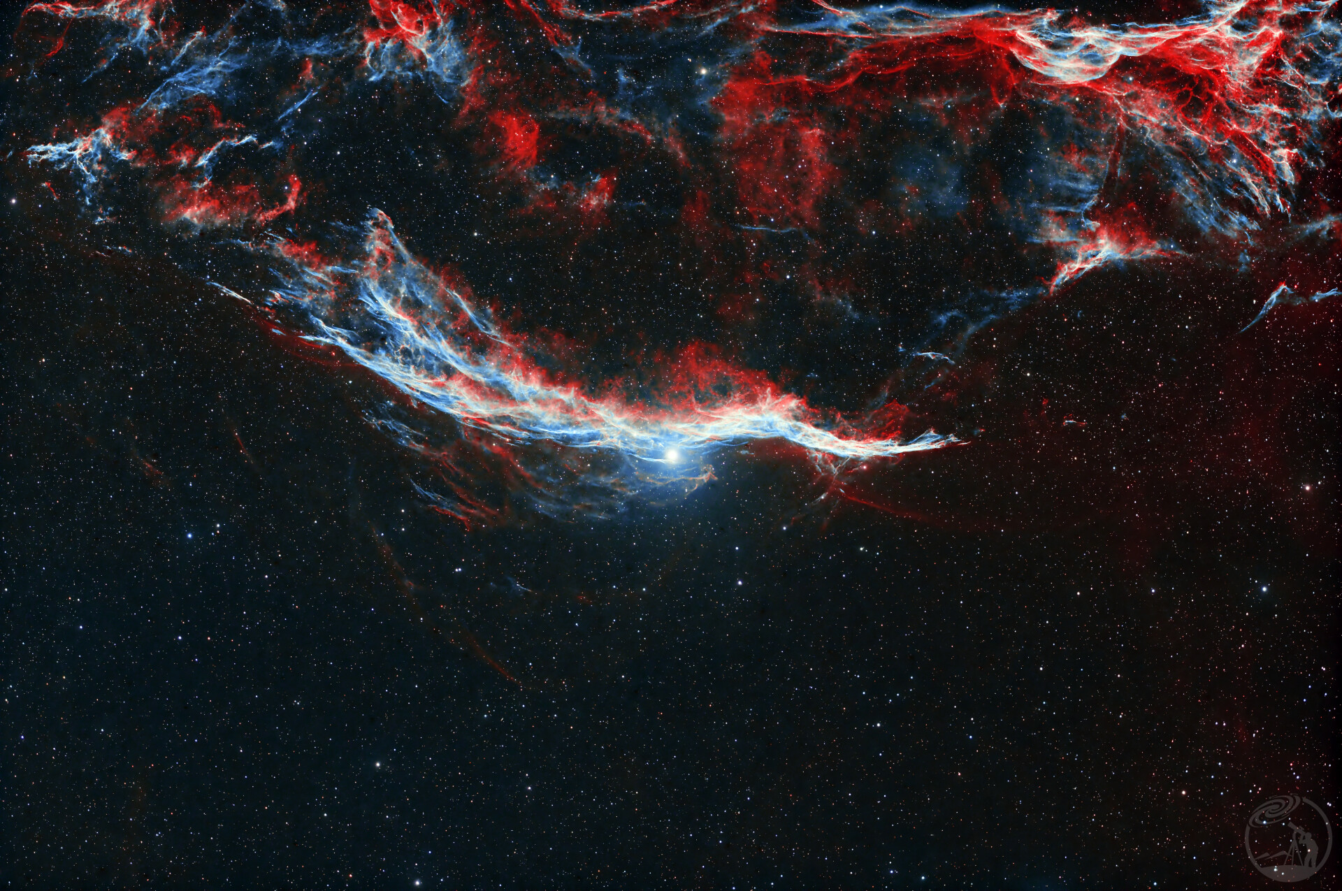 城市深空：NGC6960 八月唯一 HOO版