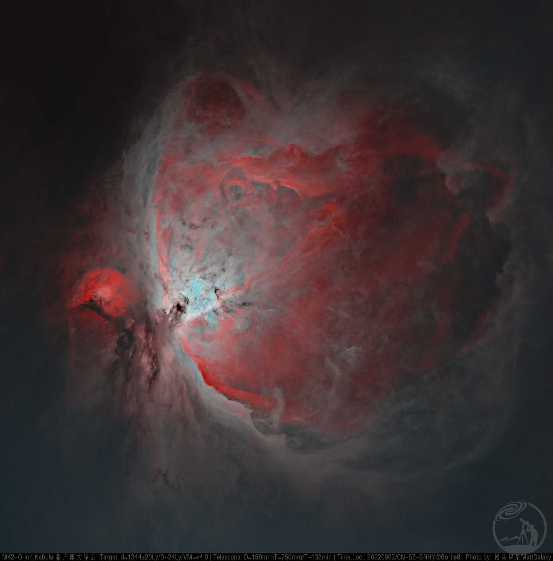 【9级深空系列】M42-Orion.Nebula 猎户座大星云（20220902）