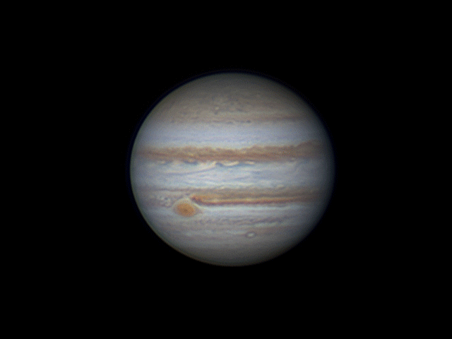 木星自转+掩木卫一延时摄影