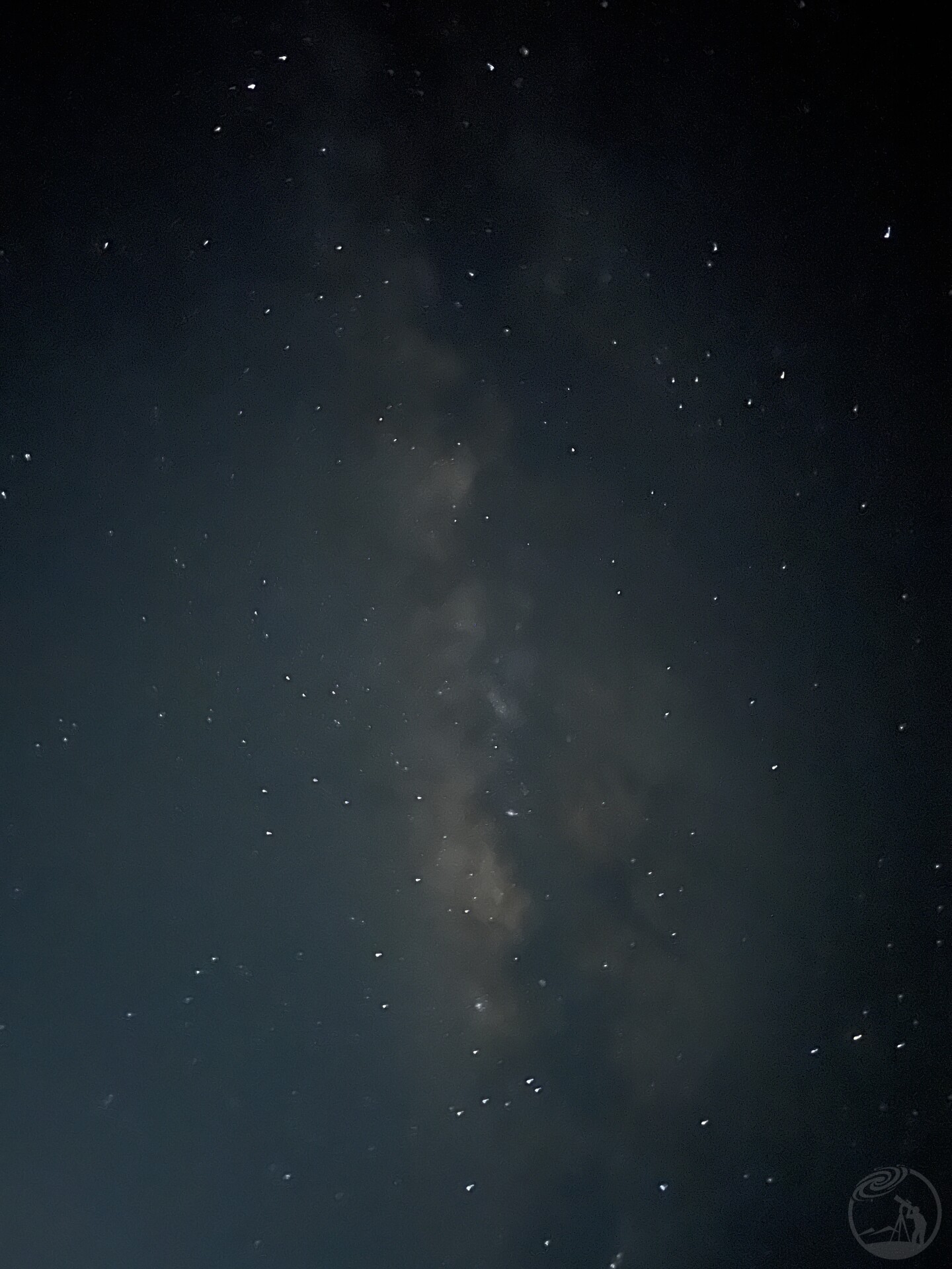 手机浅拍银河