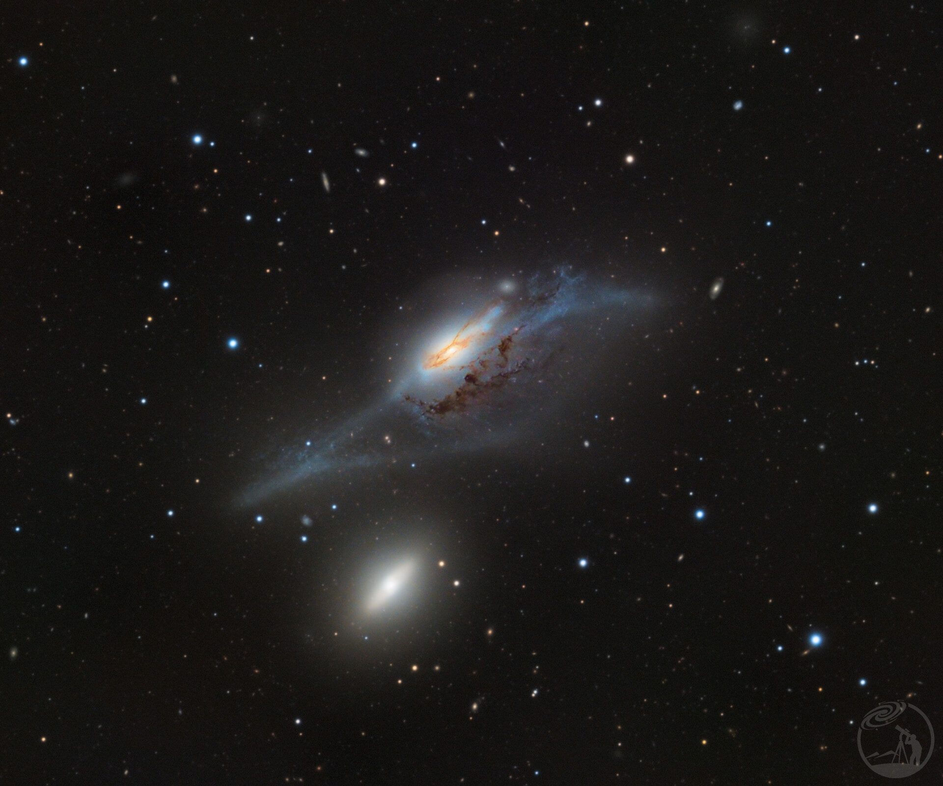 NGC4438马卡良之眼
