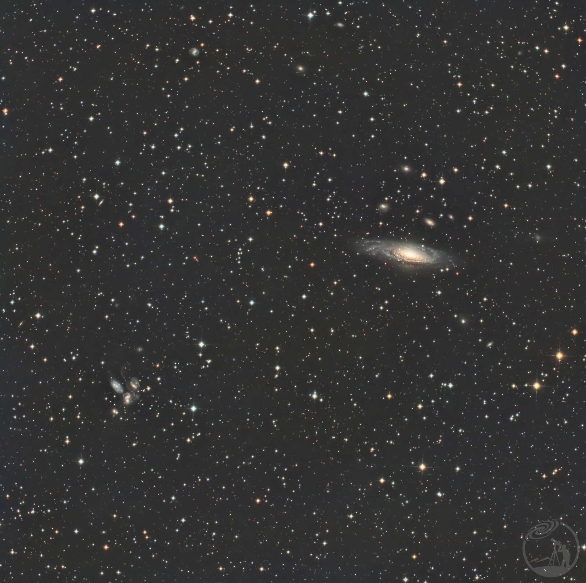 NGC7331 和史蒂芬五重奏