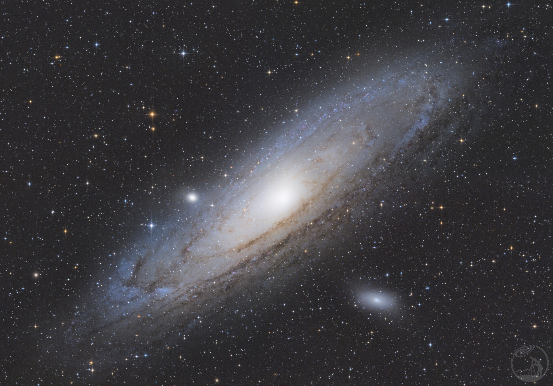 M31仙女座星系2×2马赛克