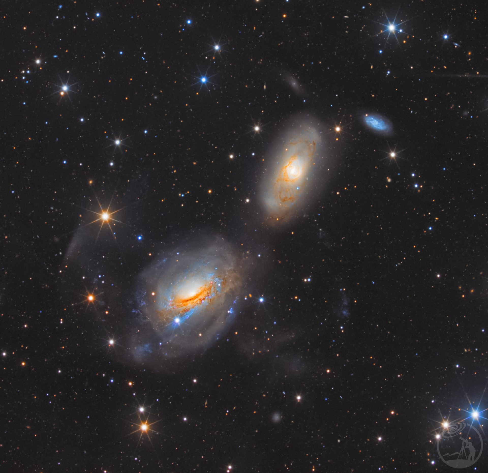 NGC 3166 x 3169